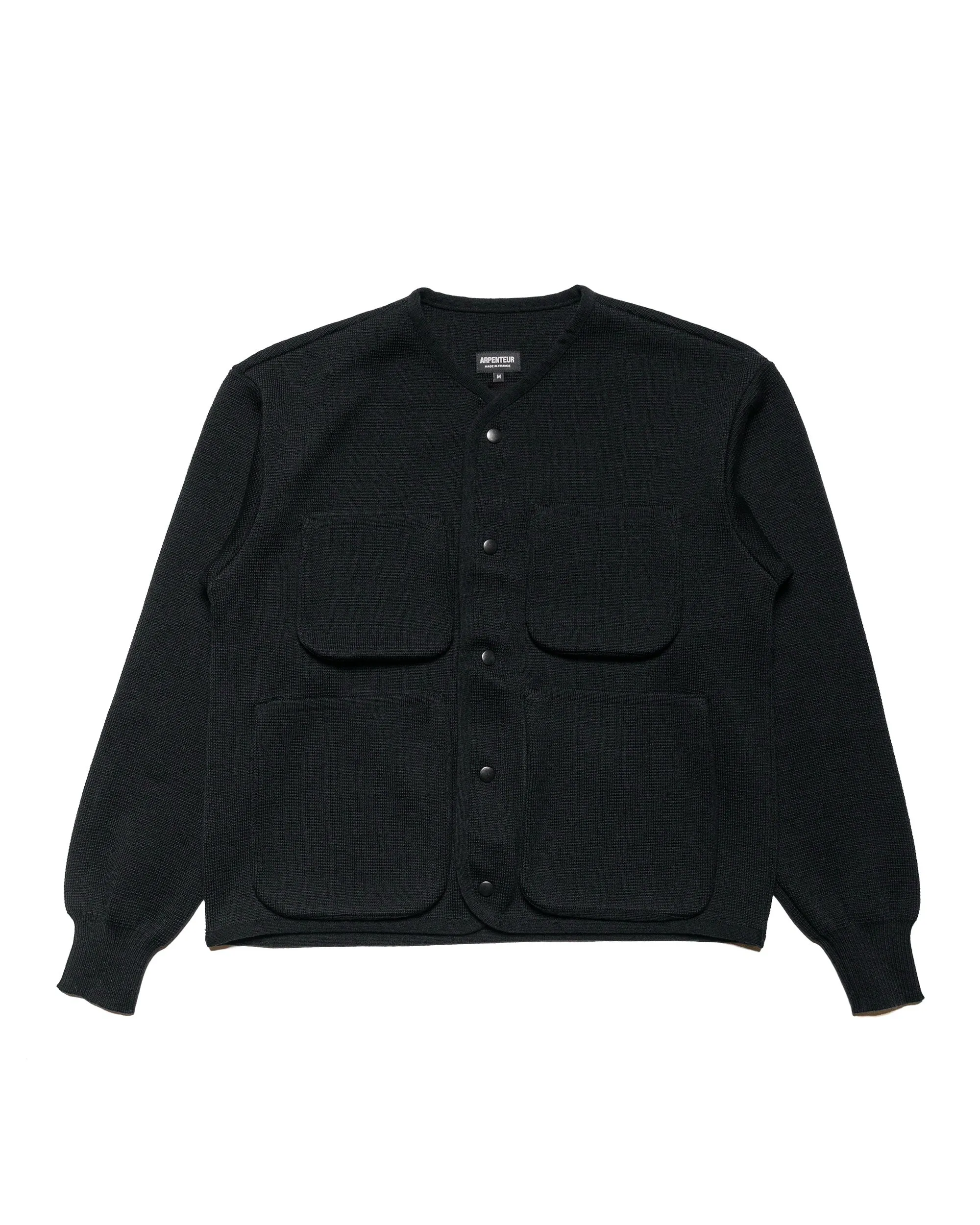 Arpenteur George Merino Wool Milano Black sold by Lost & Found