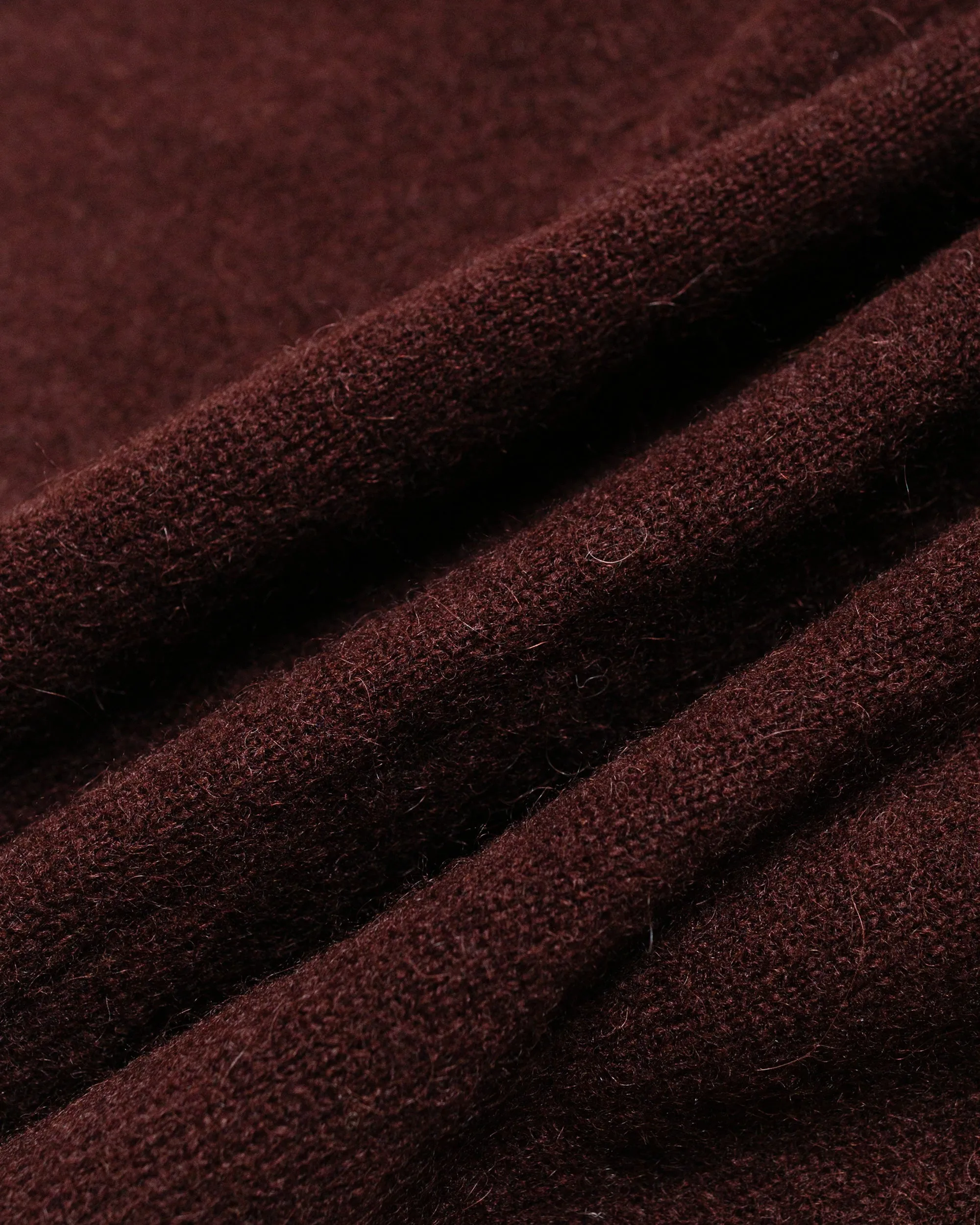 ssstein Fine Alpaca Knit Collared Cardigan Dark Brown sold by Lost & Found product image thumbnail 5