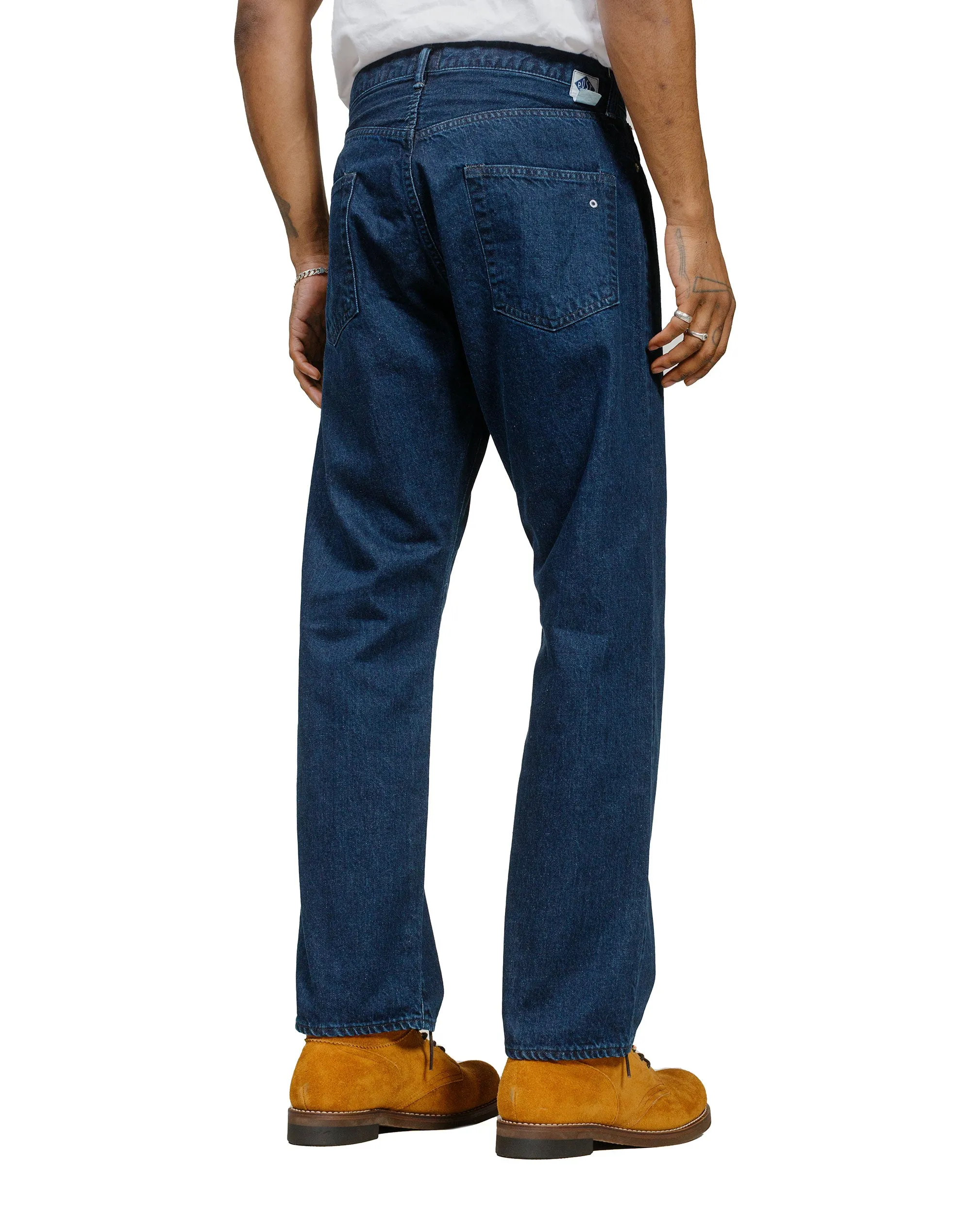 Post O'Alls No.1 Five Pocket 12oz, Selvedge Deep Washed Denim Indigo sold by Lost & Found product image thumbnail 3