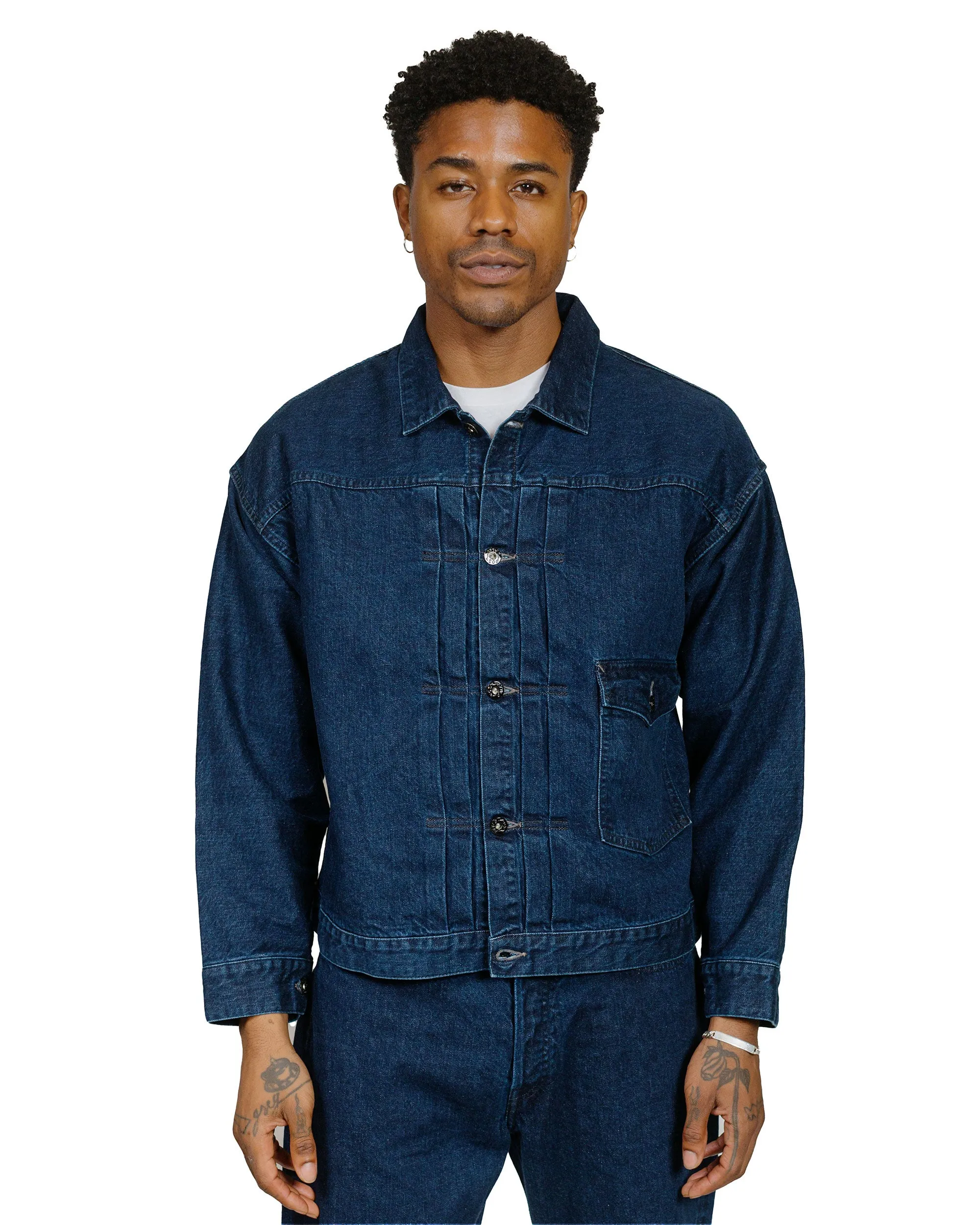 Post O'Alls Ranchero 12oz. Selvedge Deep Washed Denim Indigo sold by Lost & Found product image thumbnail 2