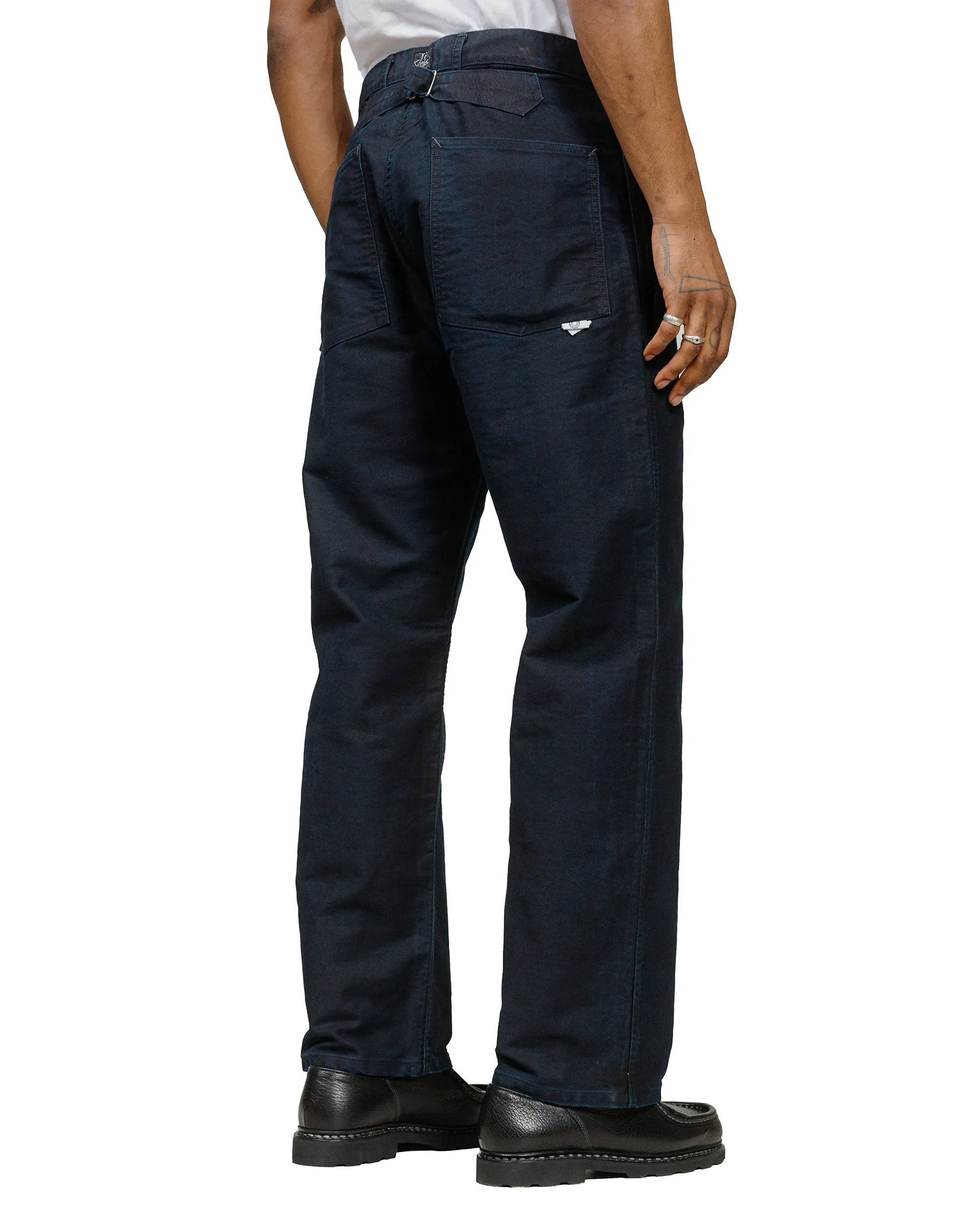 Post O'Alls ARMY Pants Moleskin Black Indigo sold by Lost & Found product image thumbnail 3