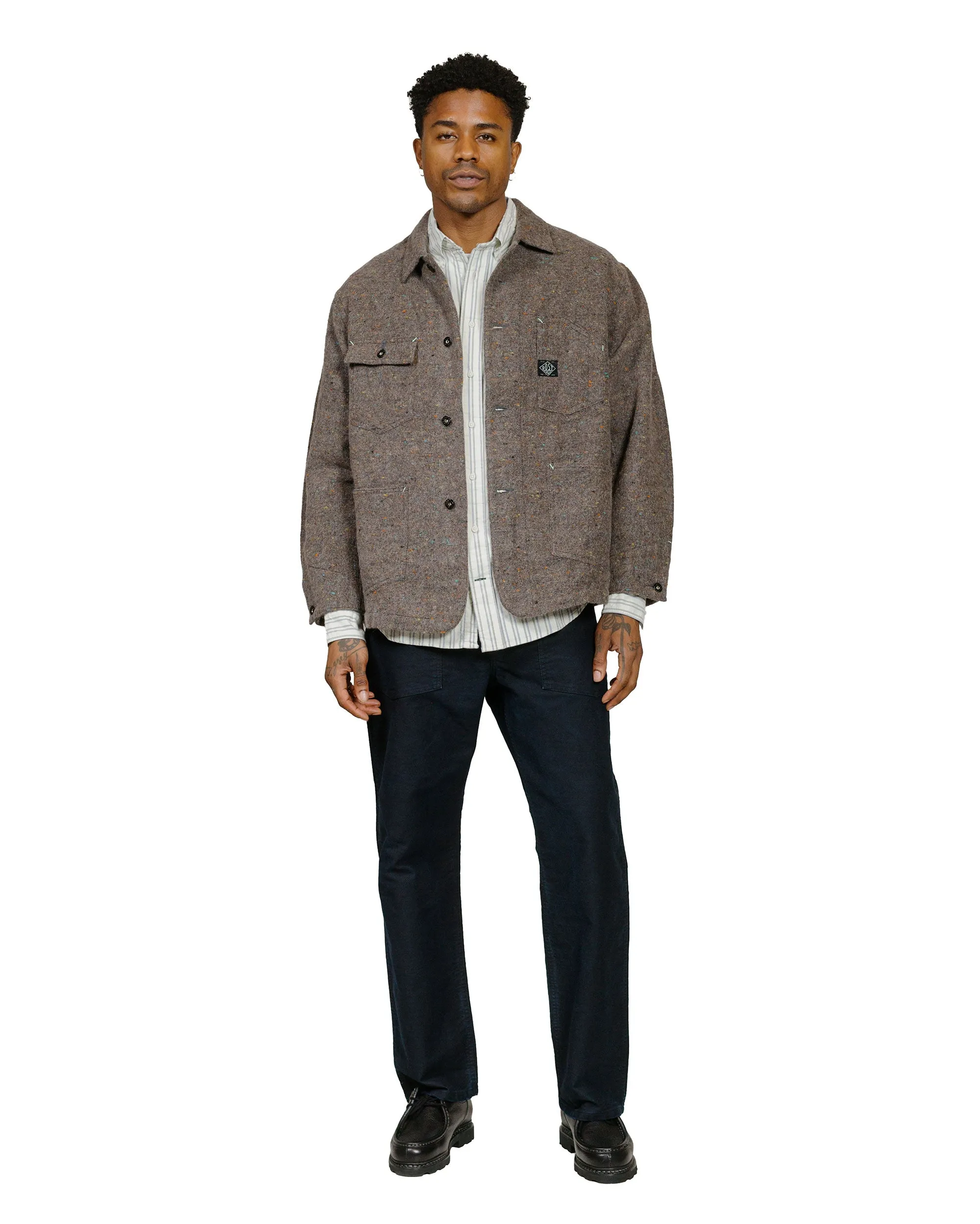 Post O'Alls ARMY Pants Moleskin Black Indigo sold by Lost & Found product image thumbnail 4