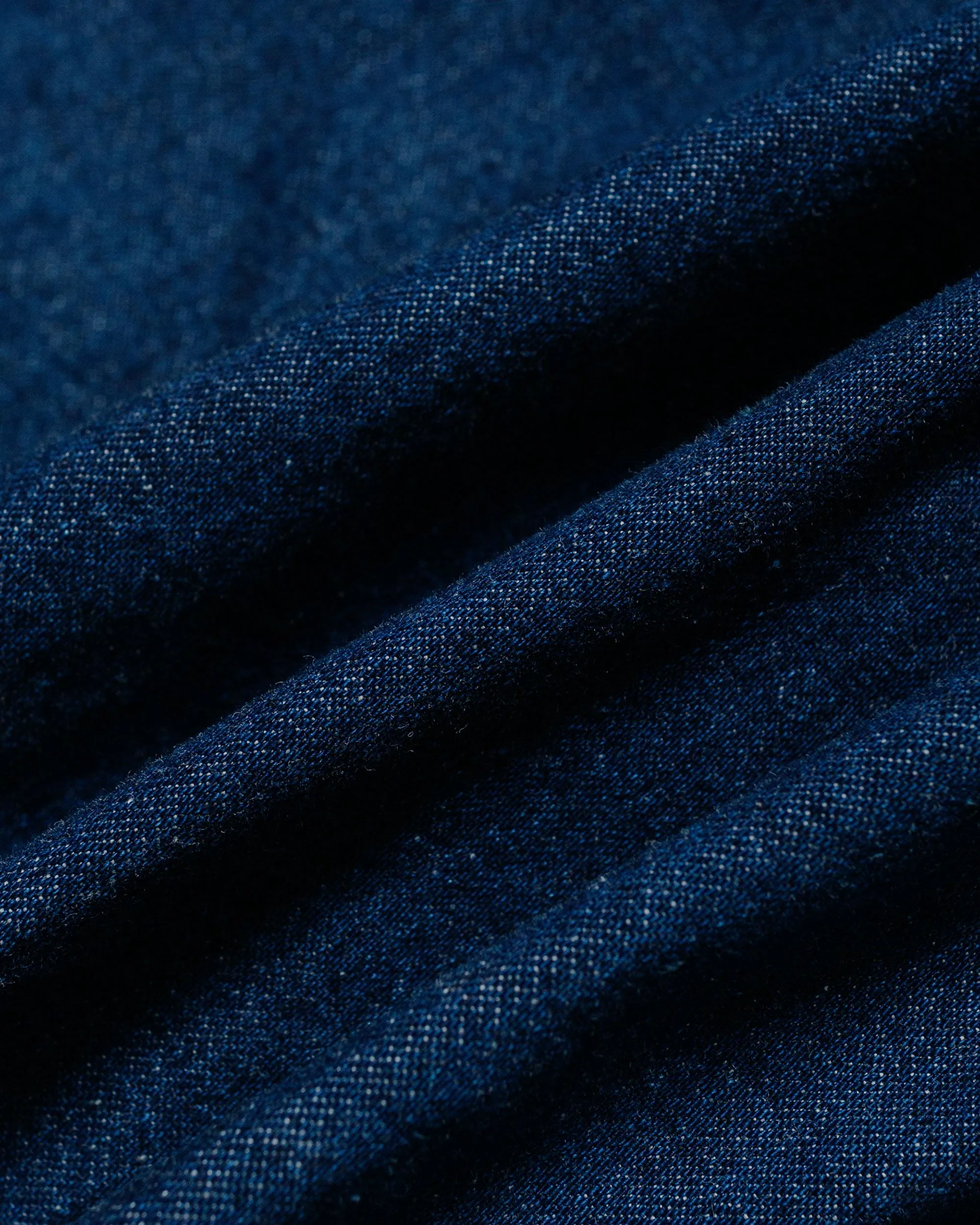 Post O'Alls ARMY Shirt Blue Denim w/OD Yellow Stitch Indigo sold by Lost & Found product image thumbnail 5