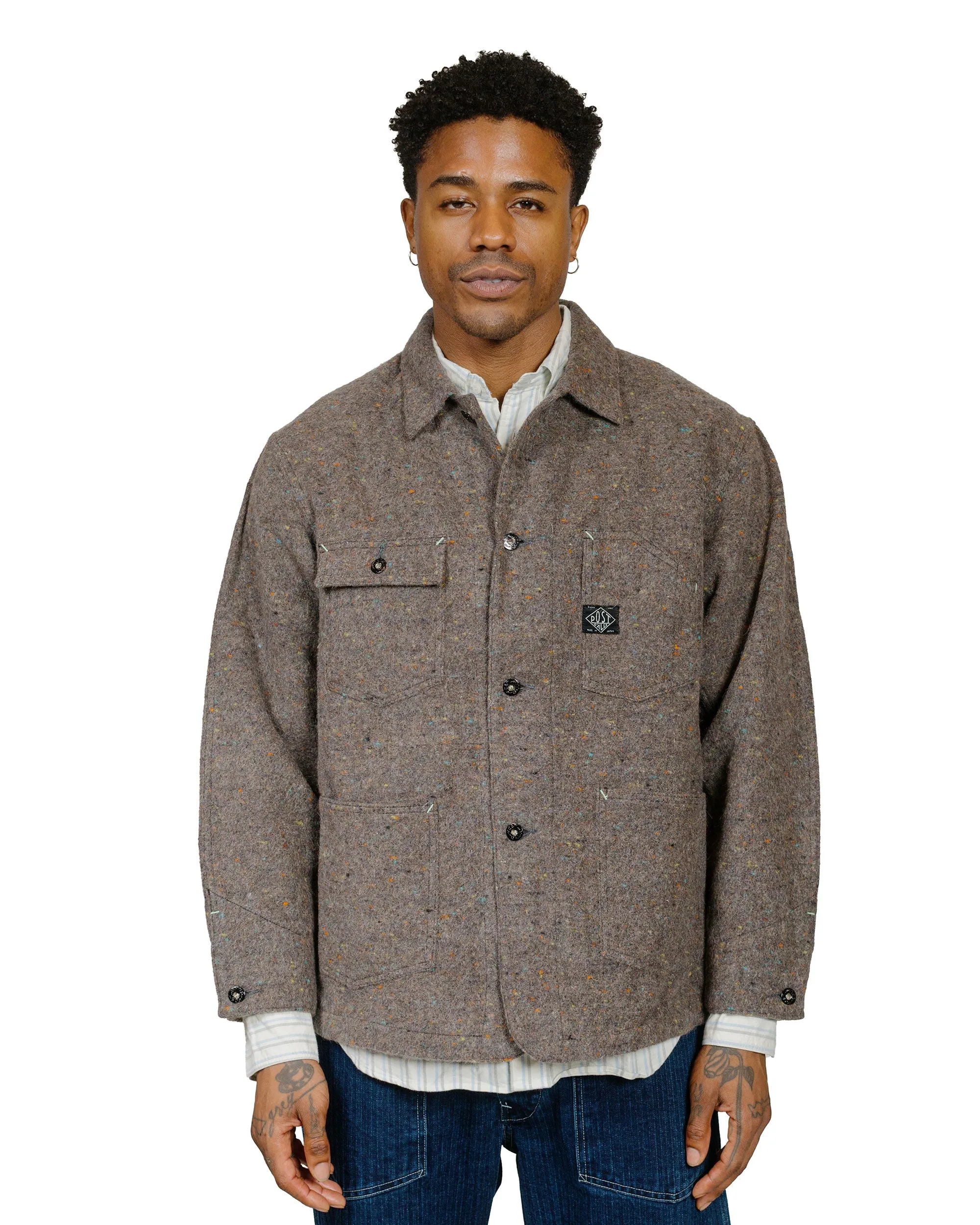 Post O'Alls Polarfleece Jacket Trashed Wool Base sold by Lost & Found product image thumbnail 2