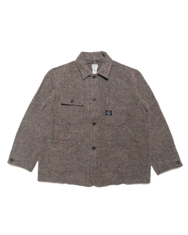 Post O'Alls Polarfleece Jacket Trashed Wool Base sold by Lost & Found