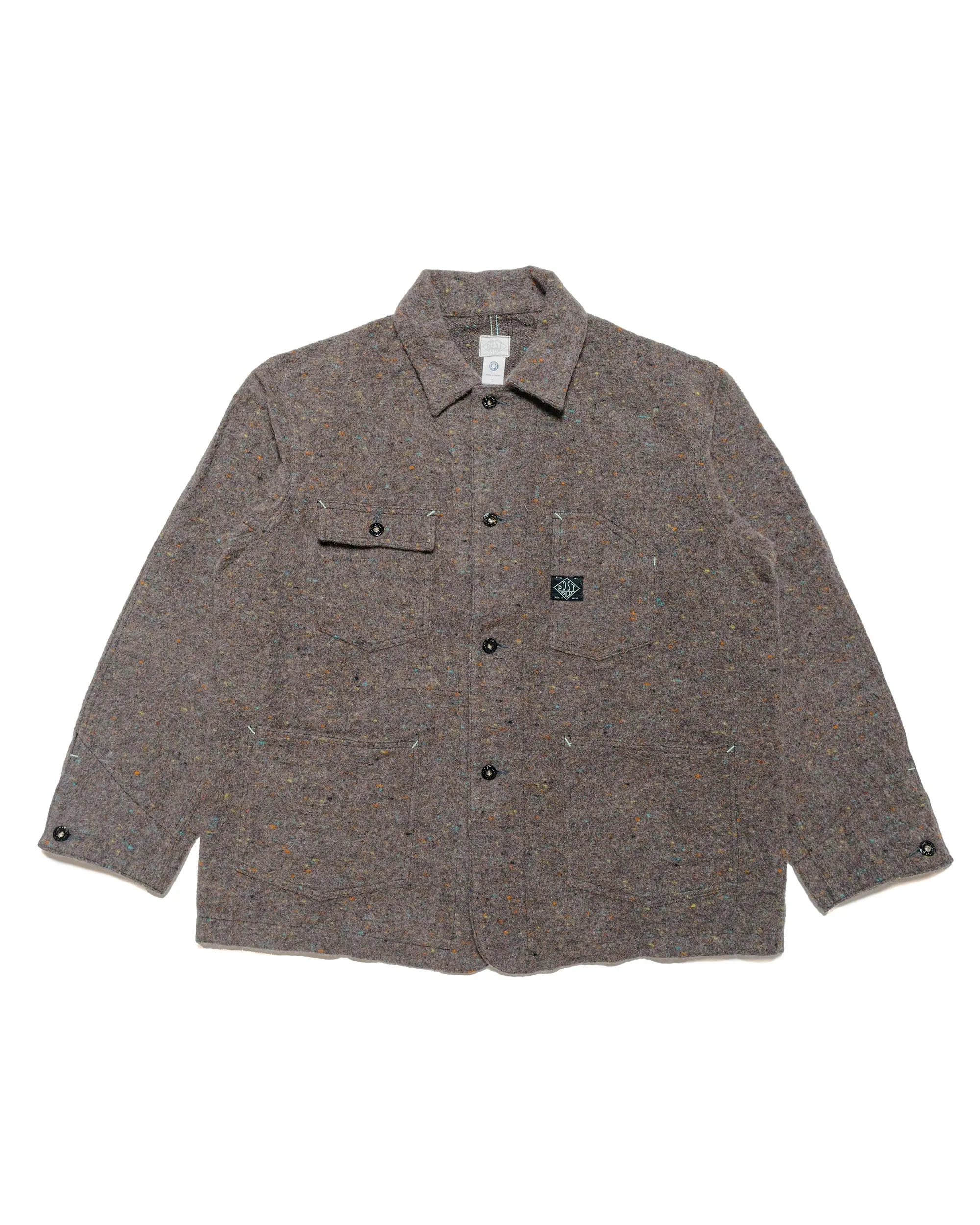 Post O'Alls Polarfleece Jacket Trashed Wool Base sold by Lost & Found