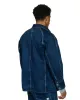 Post O'Alls Engineers' Jacket Herringbone Denim Double Indigo sold by Lost & Found