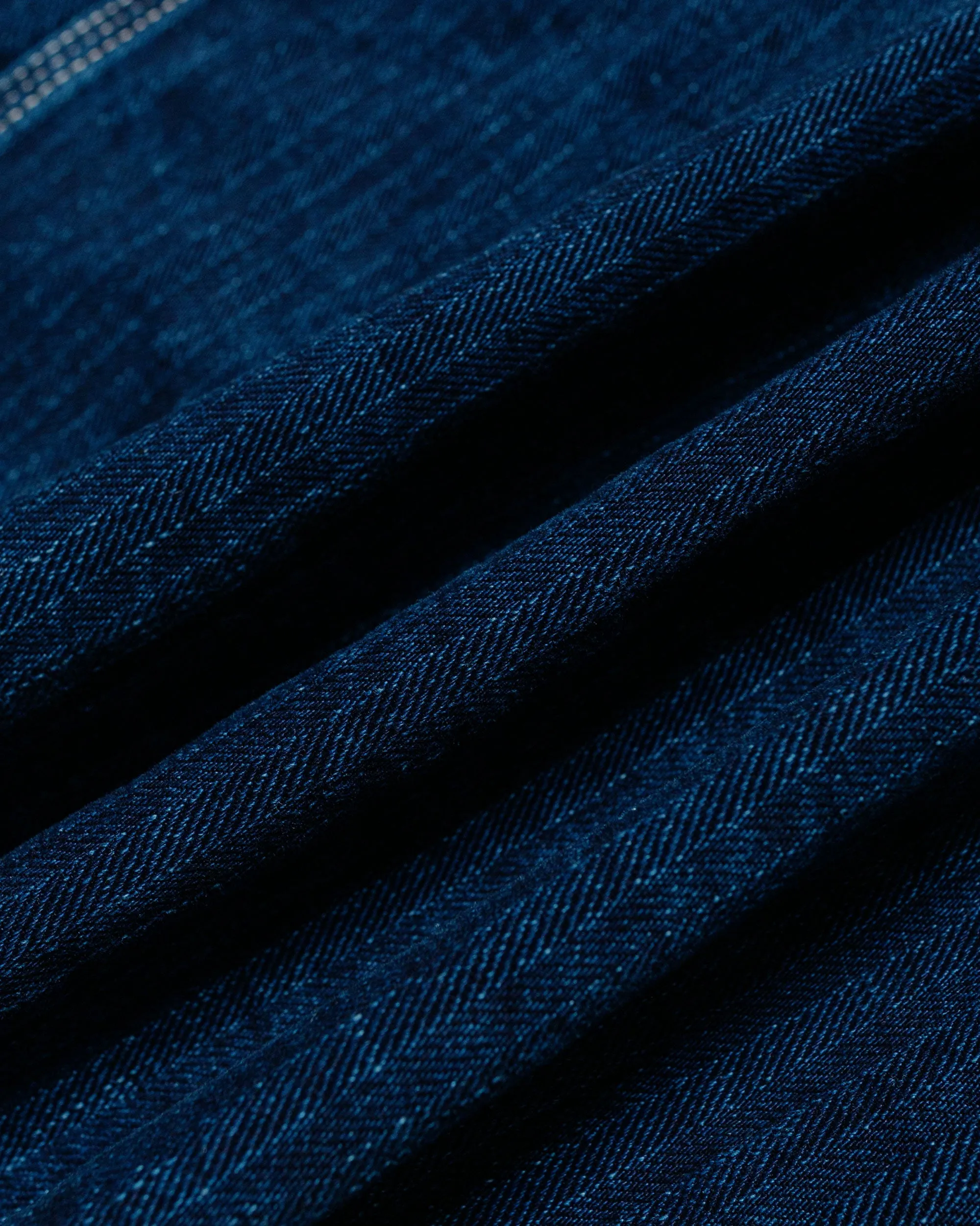 Post O'Alls Engineers' Jacket Herringbone Denim Double Indigo sold by Lost & Found product image thumbnail 5