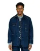 Post O'Alls Engineers' Jacket Herringbone Denim Double Indigo sold by Lost & Found