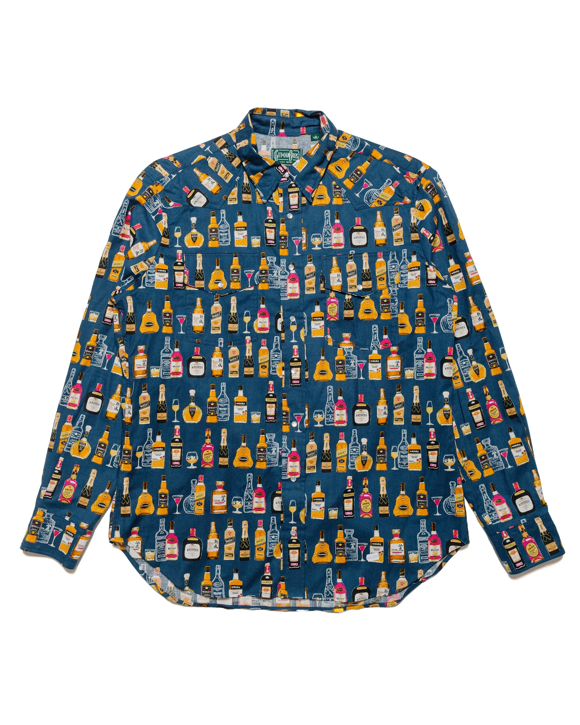 Gitman Vintage Bros. Make It Suntory Time Western Shirt sold by Lost & Found