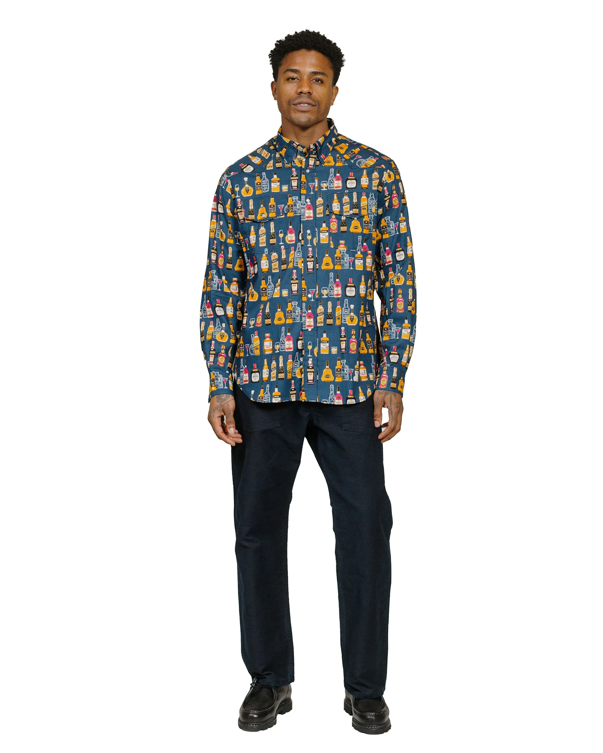 Gitman Vintage Bros. Make It Suntory Time Western Shirt sold by Lost & Found product image thumbnail 4