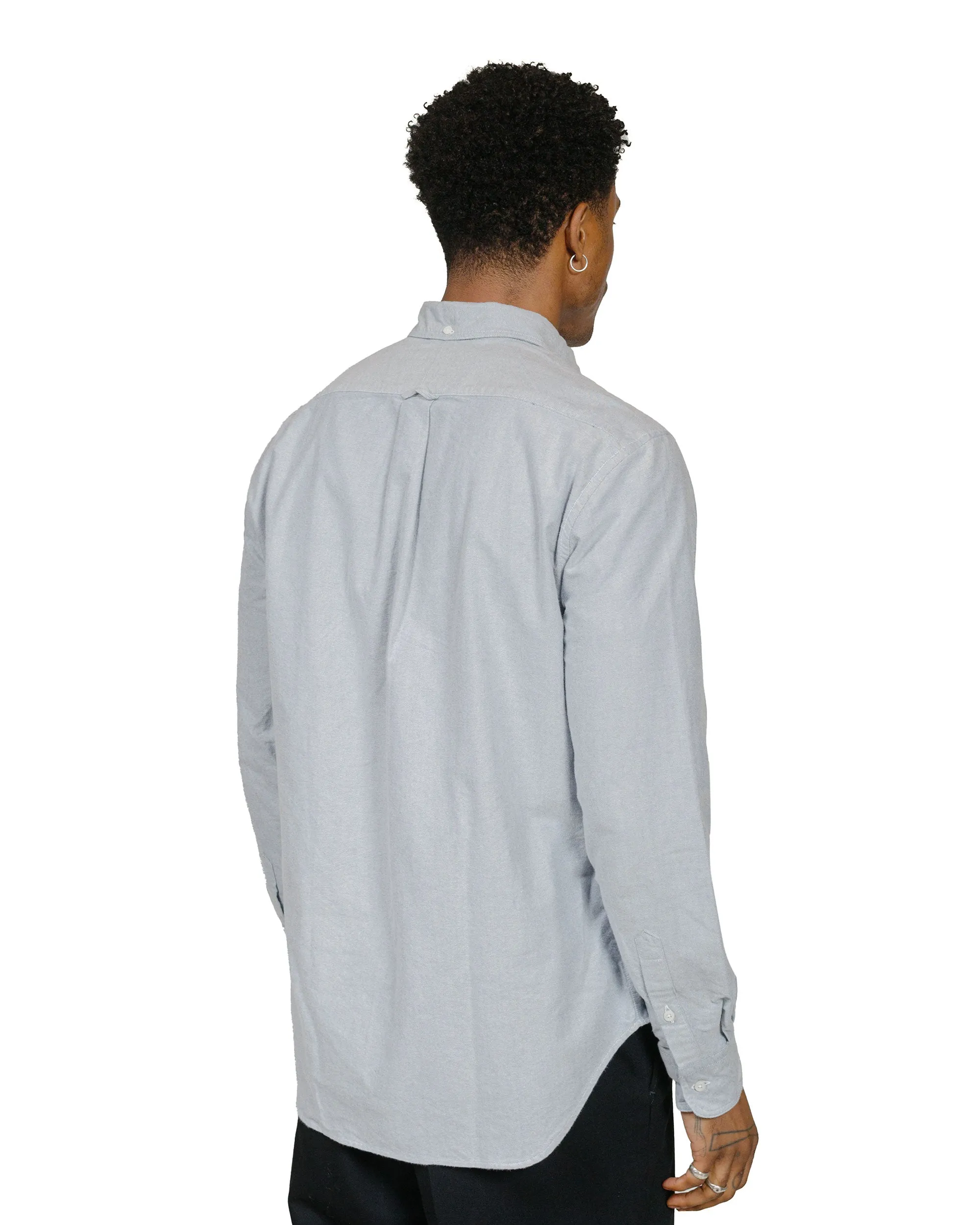 Gitman Vintage Bros. Navy Brushed Fall Oxford sold by Lost & Found product image thumbnail 3