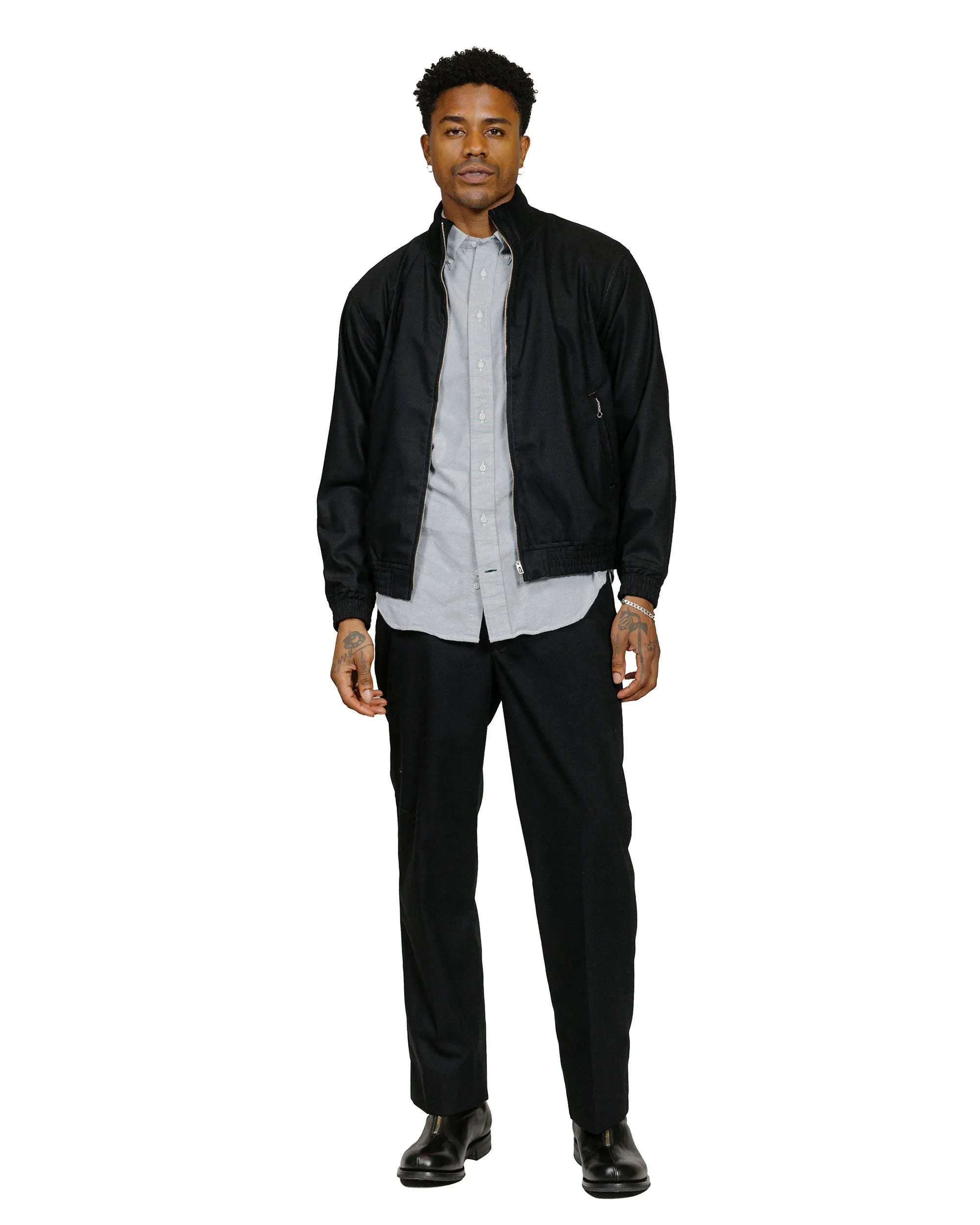 Gitman Vintage Bros. Navy Brushed Fall Oxford sold by Lost & Found product image thumbnail 4