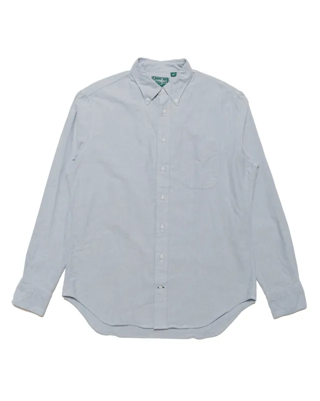 Gitman Vintage Bros. Navy Brushed Fall Oxford sold by Lost & Found