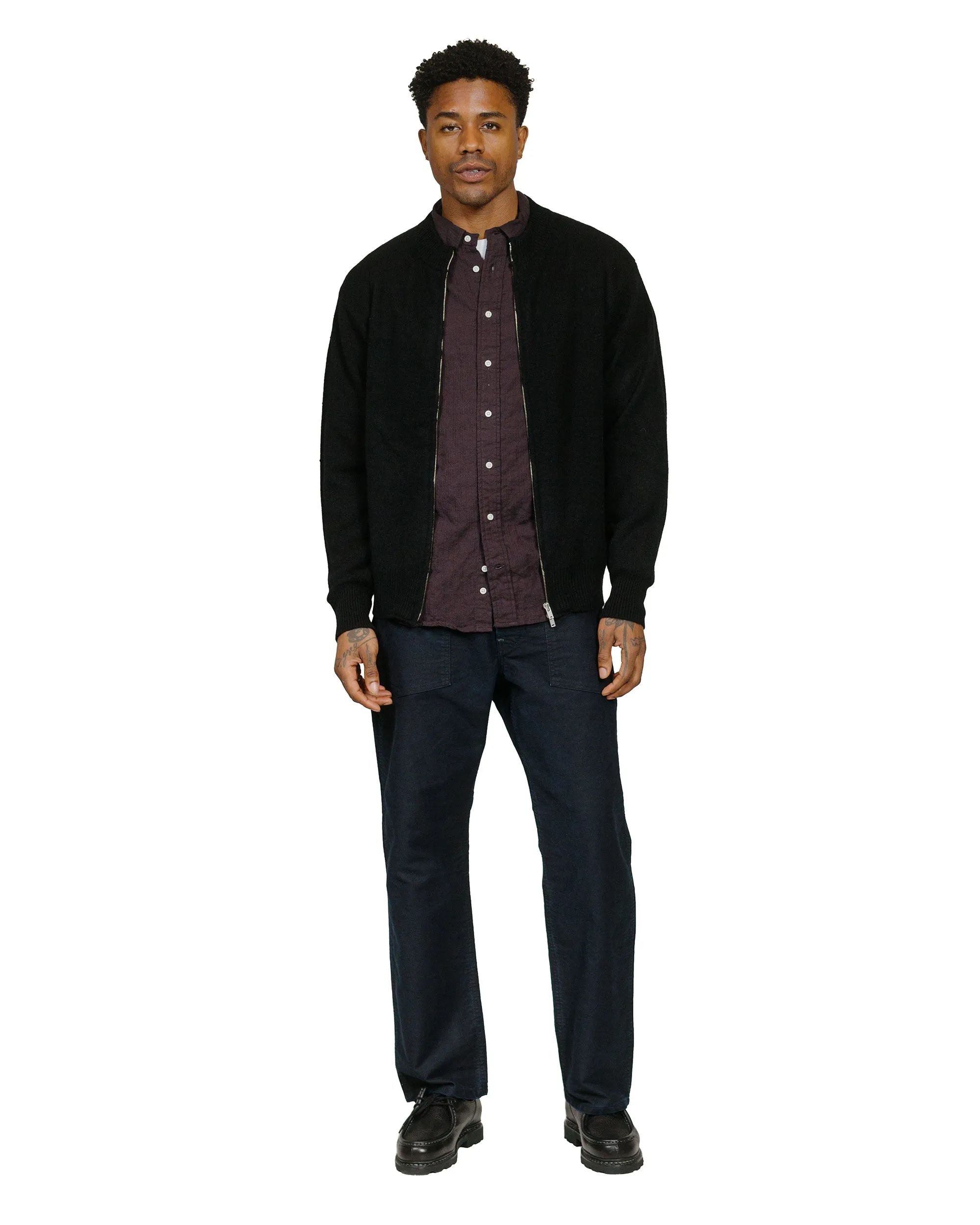 Gitman Vintage Bros. Brown Brushed Winter Seersucker Shirt sold by Lost & Found product image thumbnail 4