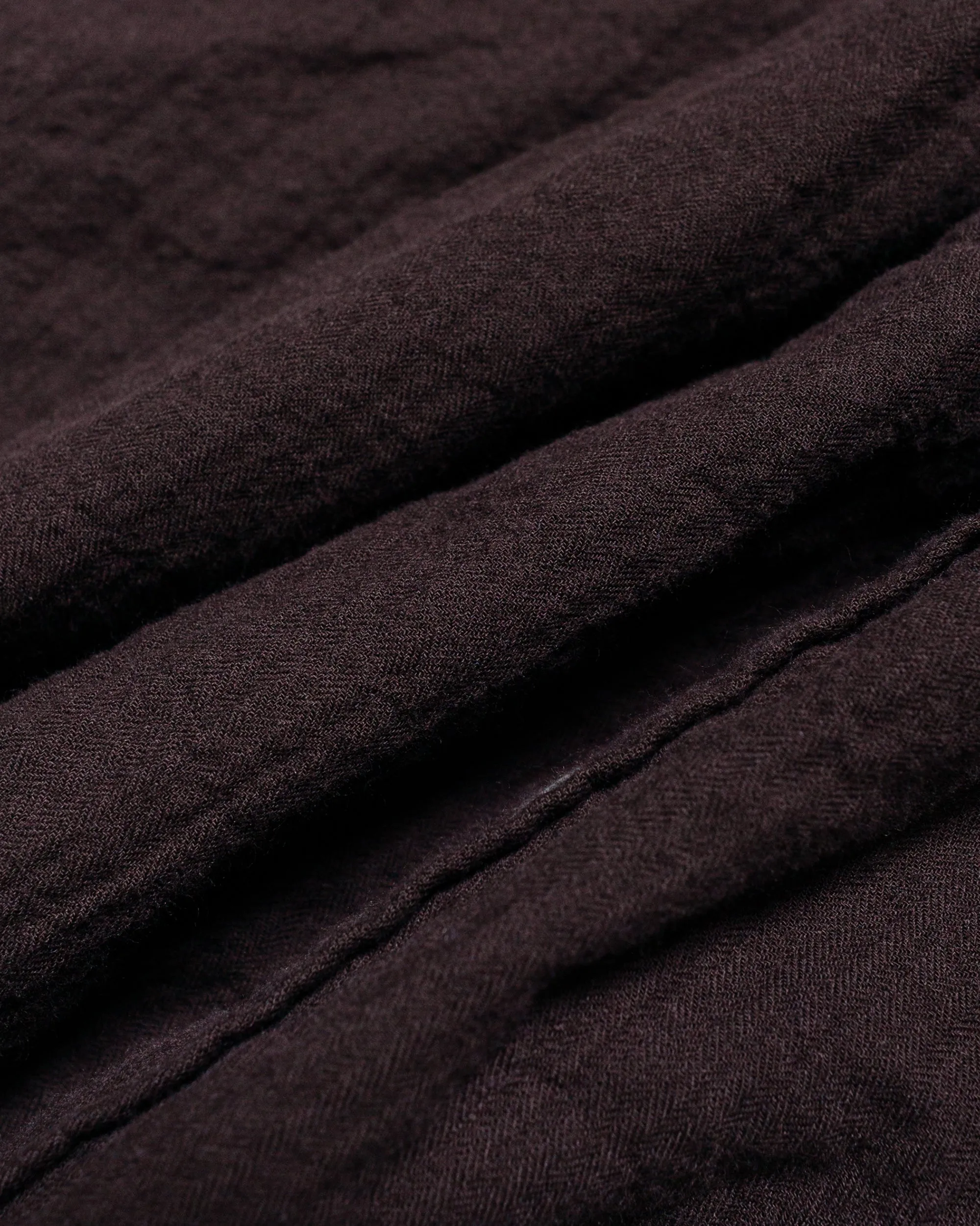 Gitman Vintage Bros. Brown Brushed Winter Seersucker Shirt sold by Lost & Found product image thumbnail 5