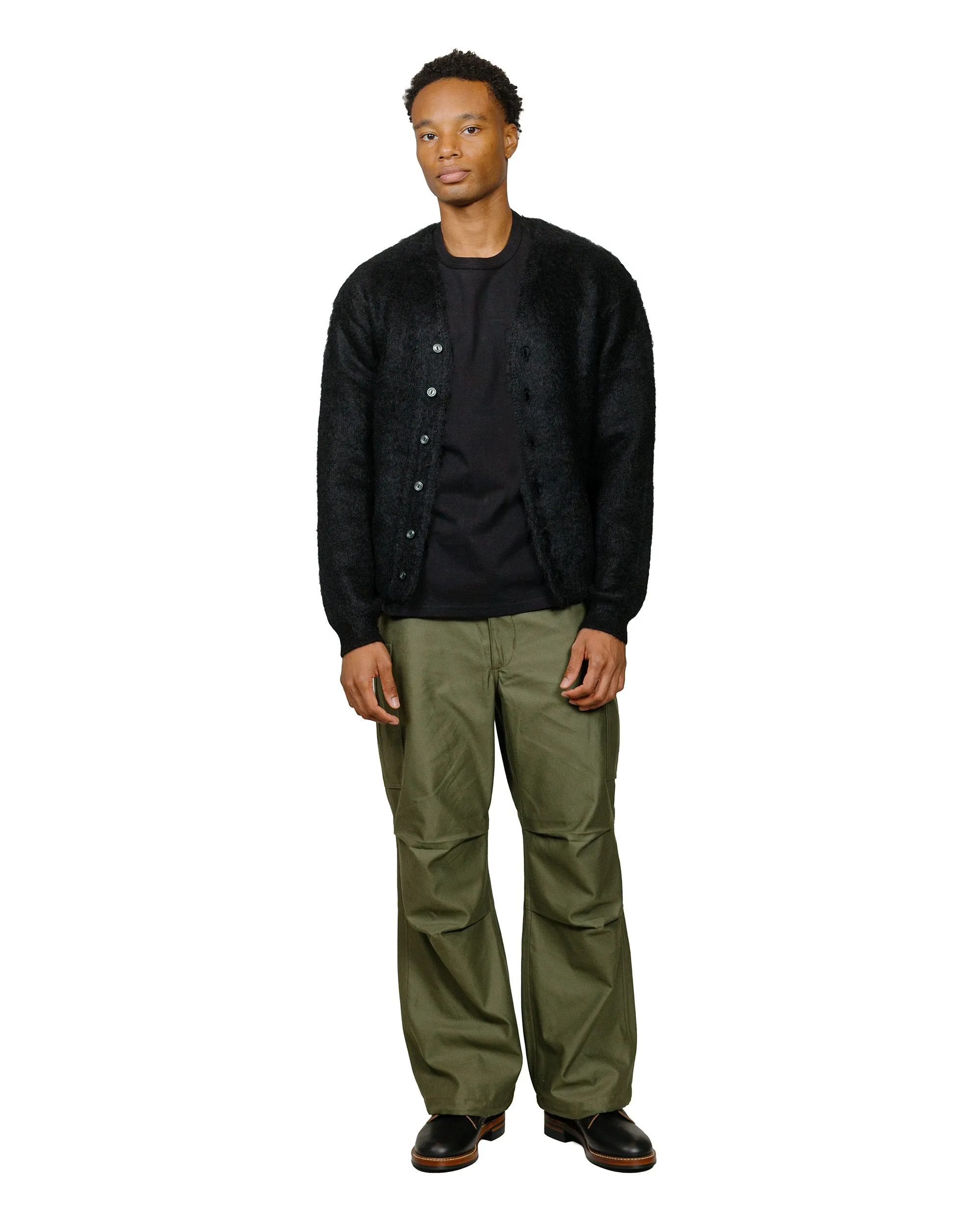 The Real McCoy's MC19103 JM Mohair Cardigan Black sold by Lost & Found product image thumbnail 4