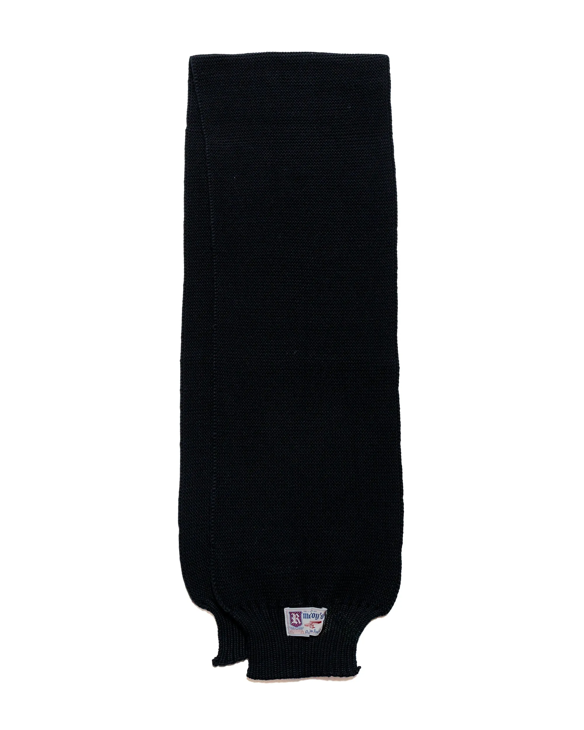 The Real McCoy's MA24103 Scarf, Wool-Knit Navy sold by Lost & Found