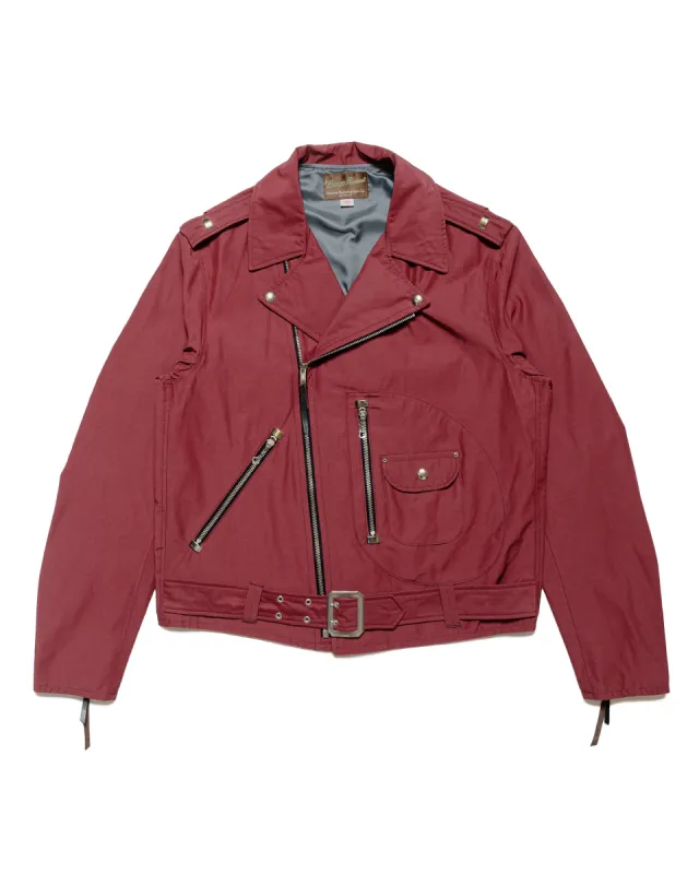 The Real McCoy's BJ24102 Buco J-24 Satin Twill Jacket Burgundy sold by Lost & Found