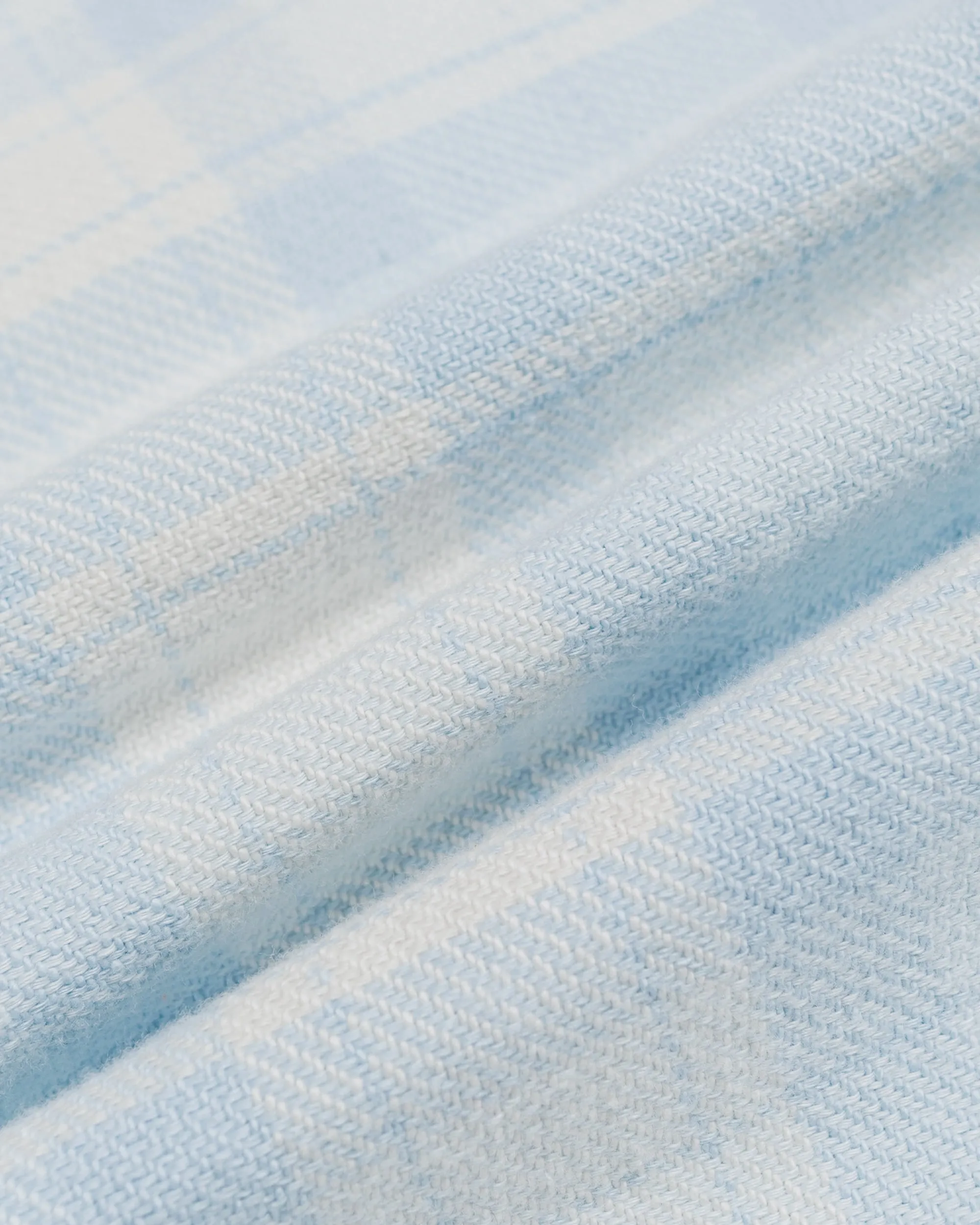 The Real McCoy's MS24007 8HU Block Check Summer Flannel Shirt Light Blue sold by Lost & Found product image thumbnail 5