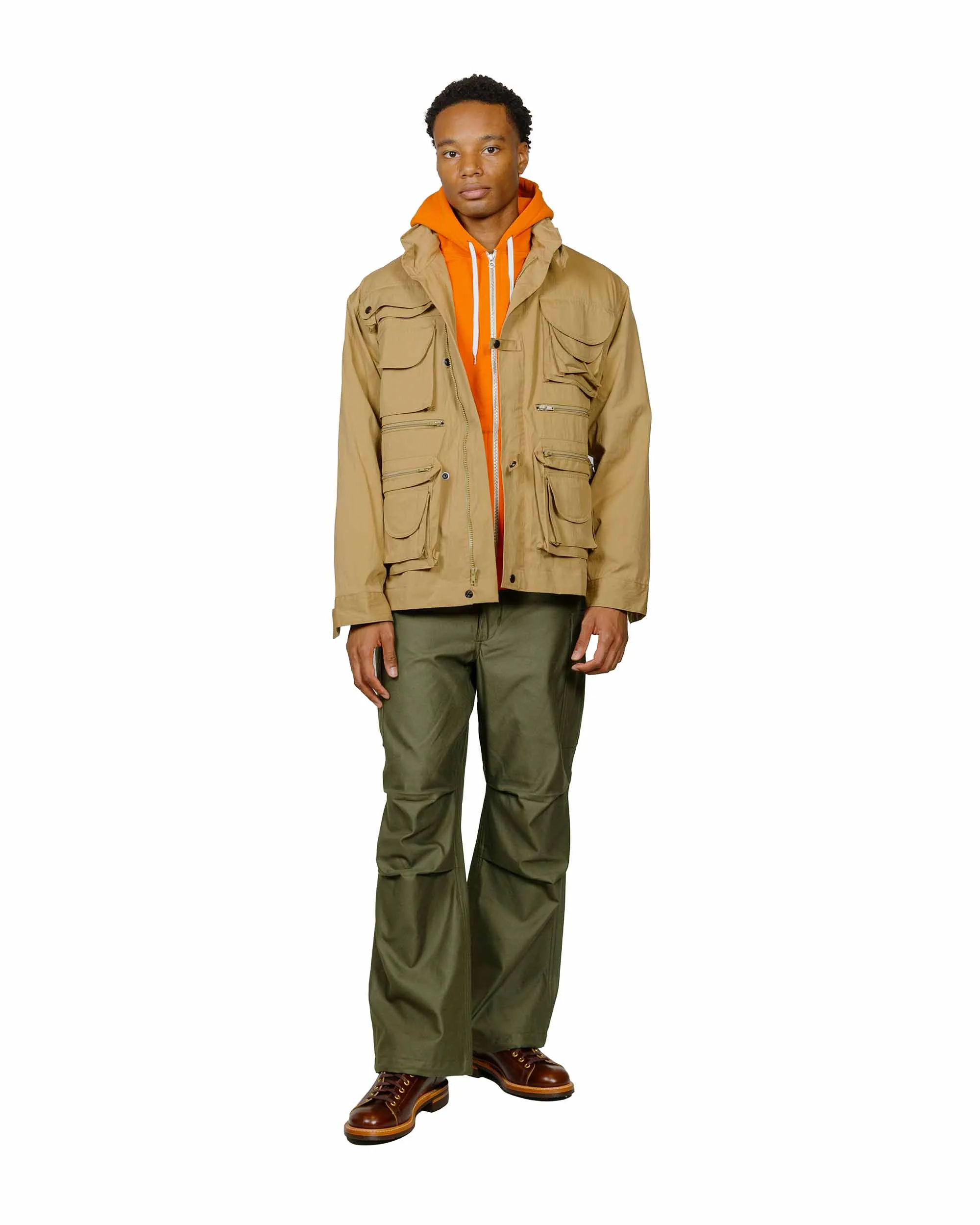 The Real McCoy's BC23101 Buco F/Z Parka Sweatshirt Orange sold by Lost & Found product image thumbnail 4
