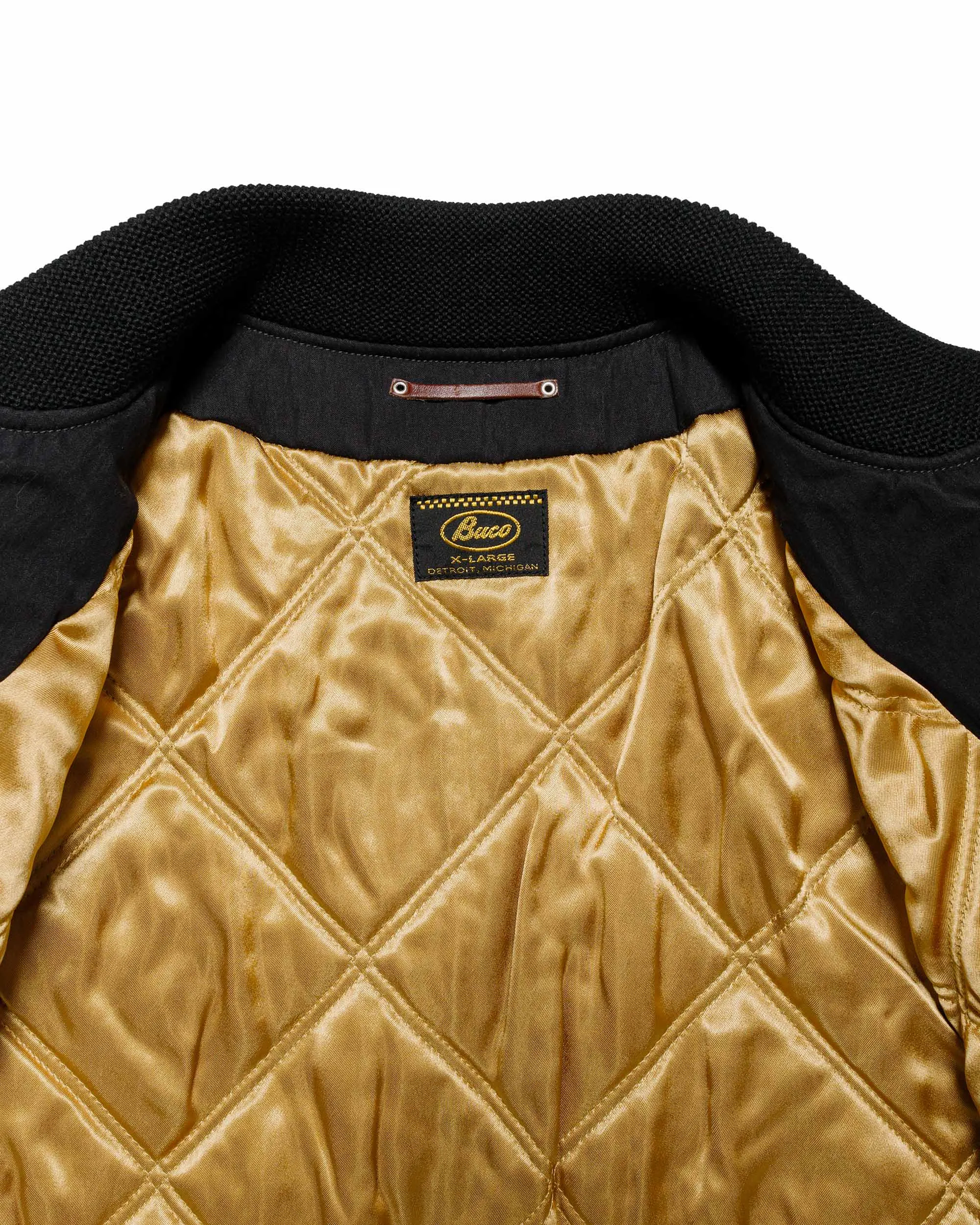 The Real McCoy's BJ24002 Buco Cape Shoulder Sports Jacket Black sold by Lost & Found product image thumbnail 5