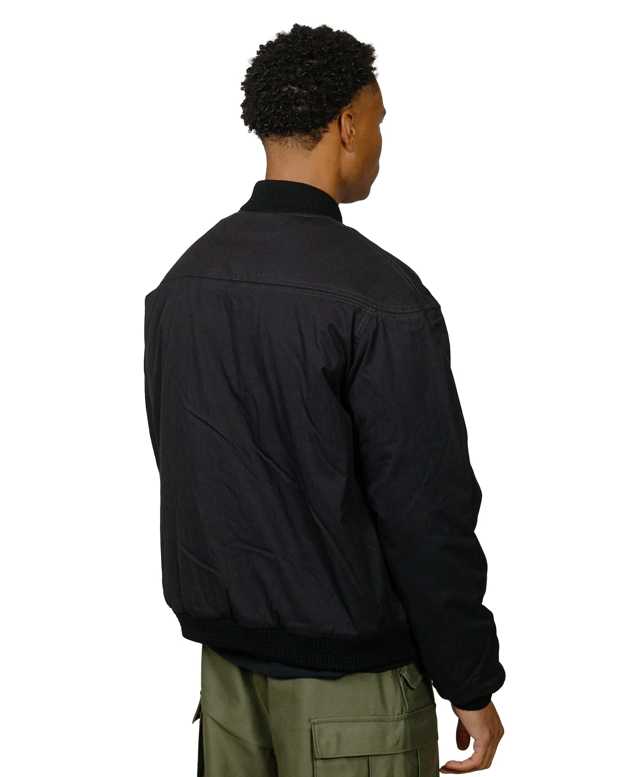The Real McCoy's BJ24002 Buco Cape Shoulder Sports Jacket Black sold by Lost & Found product image thumbnail 3