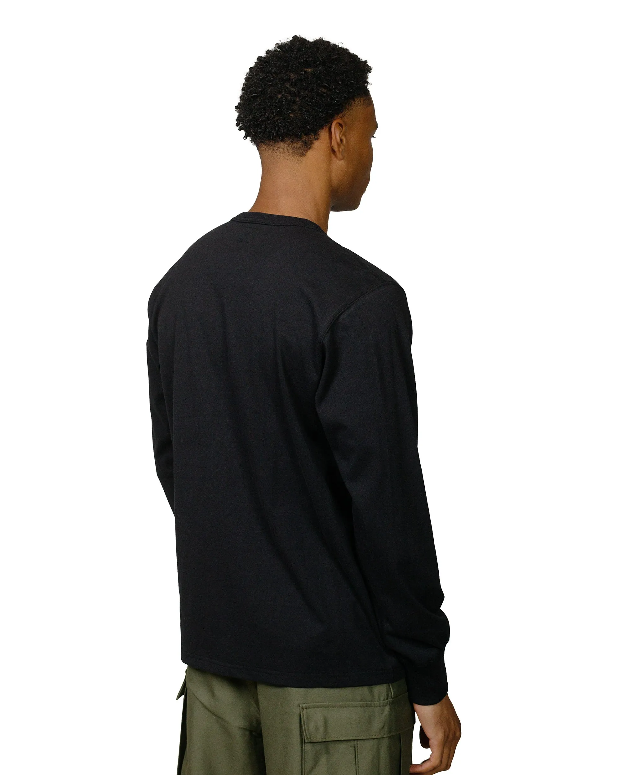 The Real McCoy's MC24003 The Real McCoy's Logo Tee L/S Black sold by Lost & Found product image thumbnail 3