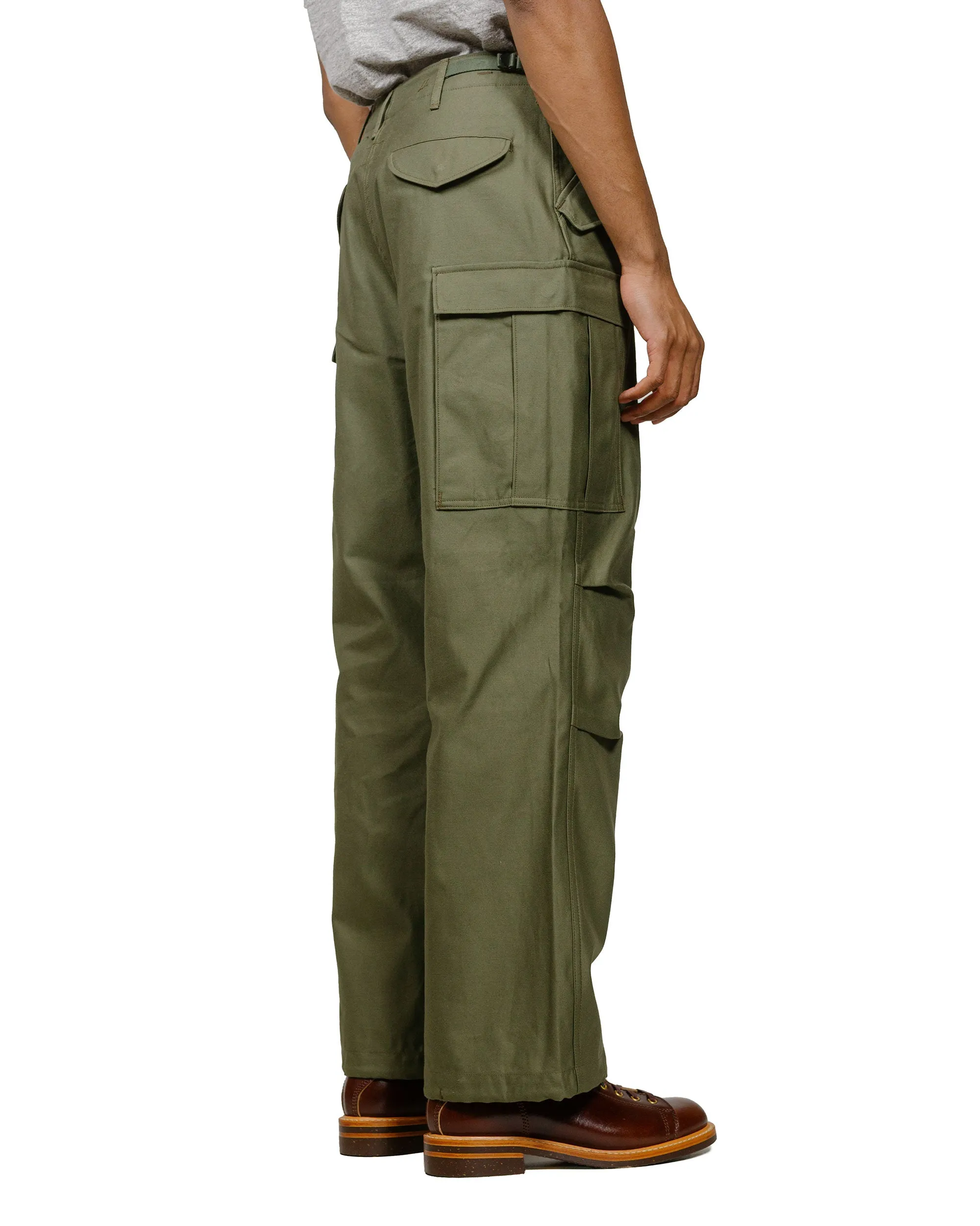 The Real McCoy's MP22101 Trousers, Men's, Field, M-65 Olive sold by Lost & Found product image thumbnail 3