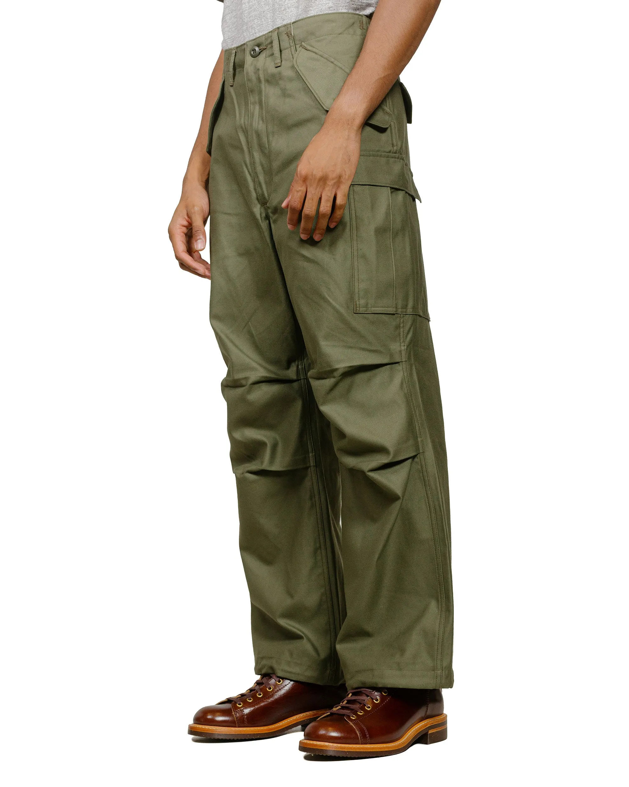 The Real McCoy's MP22101 Trousers, Men's, Field, M-65 Olive sold by Lost & Found product image thumbnail 2