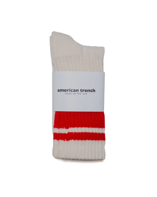 American Trench The Mono Stripe Red sold by Lost & Found