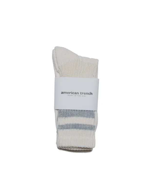 American Trench The Mono Stripe Heather Grey sold by Lost & Found