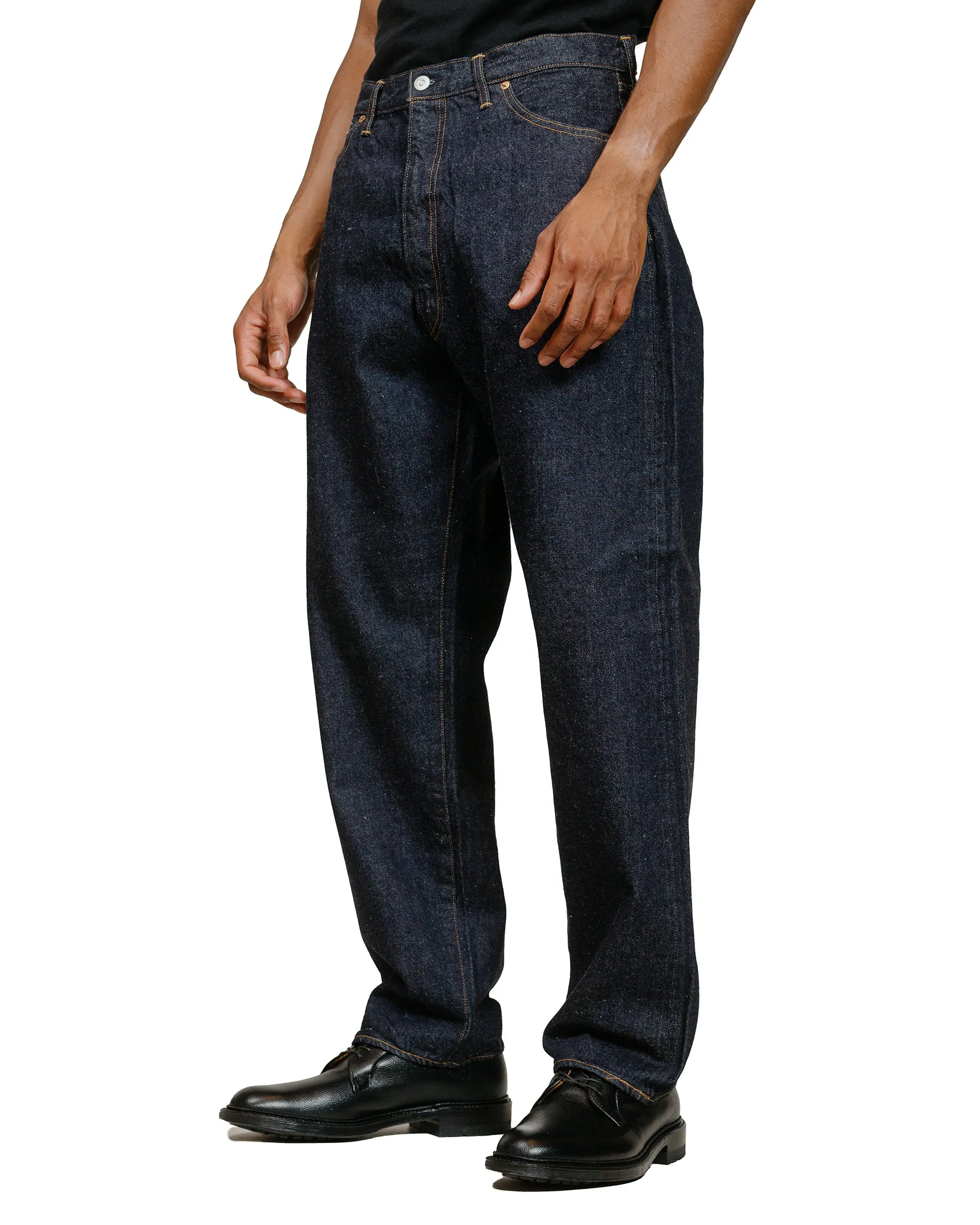 KAPTAIN SUNSHINE 5P Zipper Front Denim Pants Indigo One Wash sold by Lost & Found product image thumbnail 2