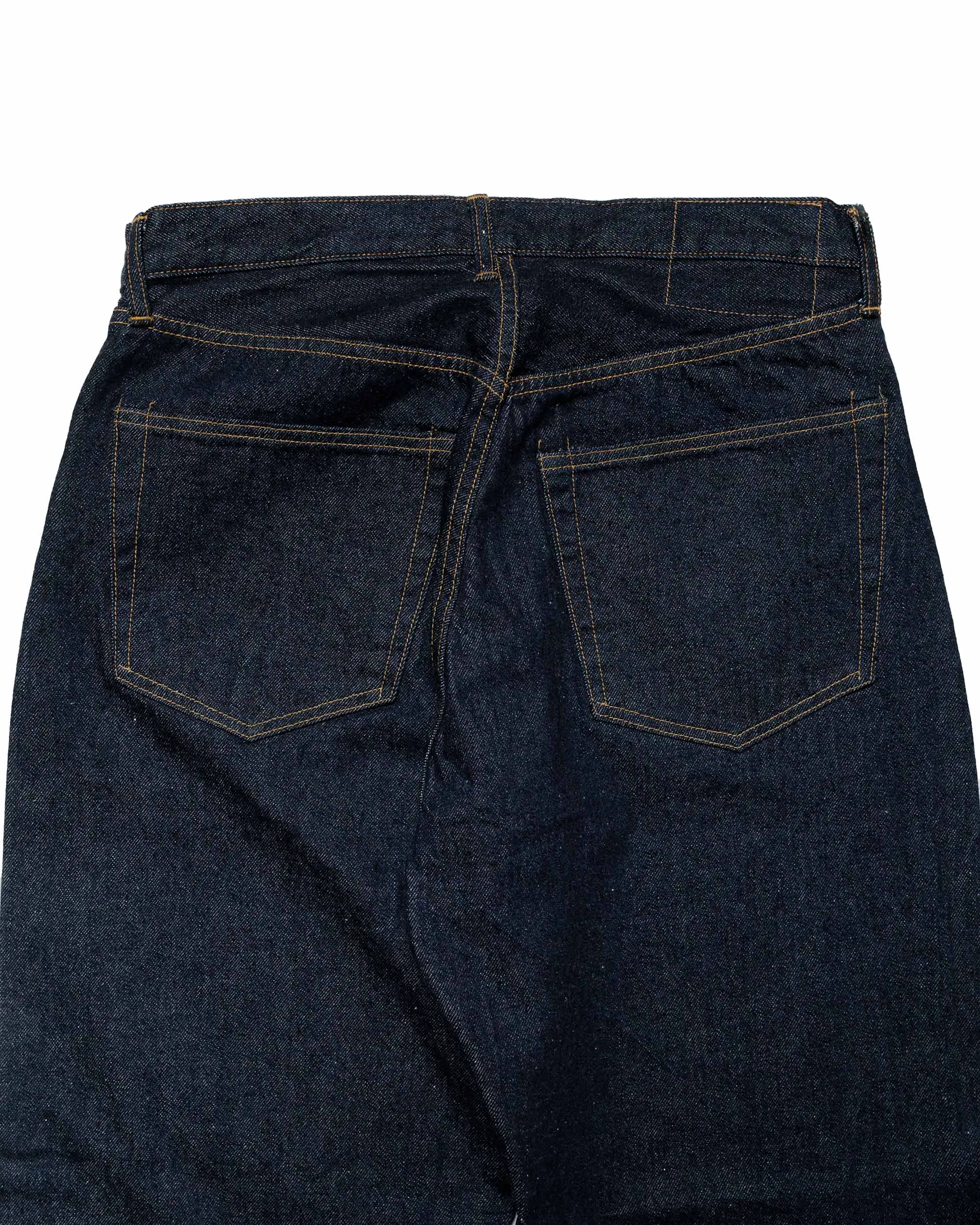 KAPTAIN SUNSHINE 5P Zipper Front Denim Pants Indigo One Wash sold by Lost & Found product image thumbnail 5
