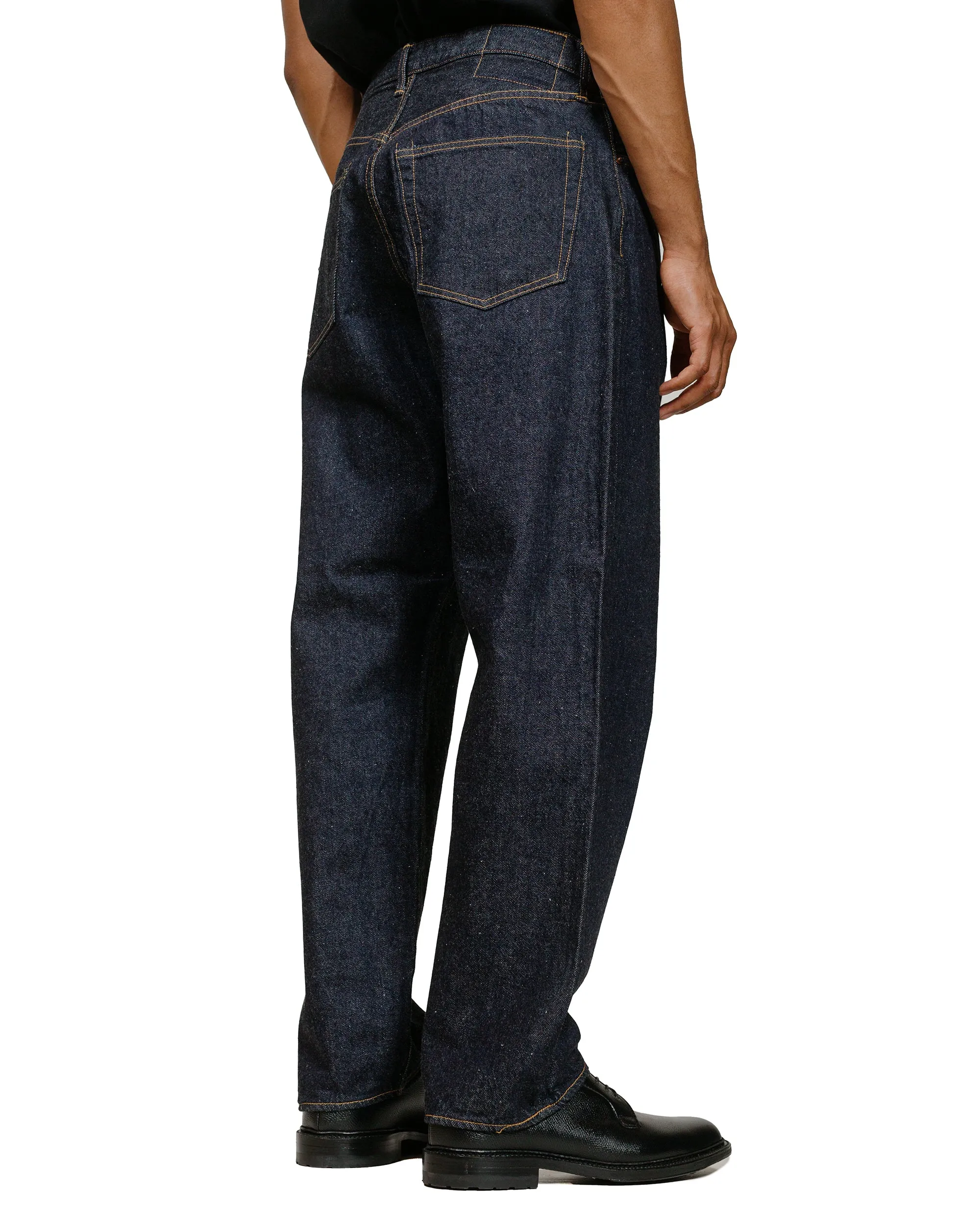 KAPTAIN SUNSHINE 5P Zipper Front Denim Pants Indigo One Wash sold by Lost & Found product image thumbnail 3