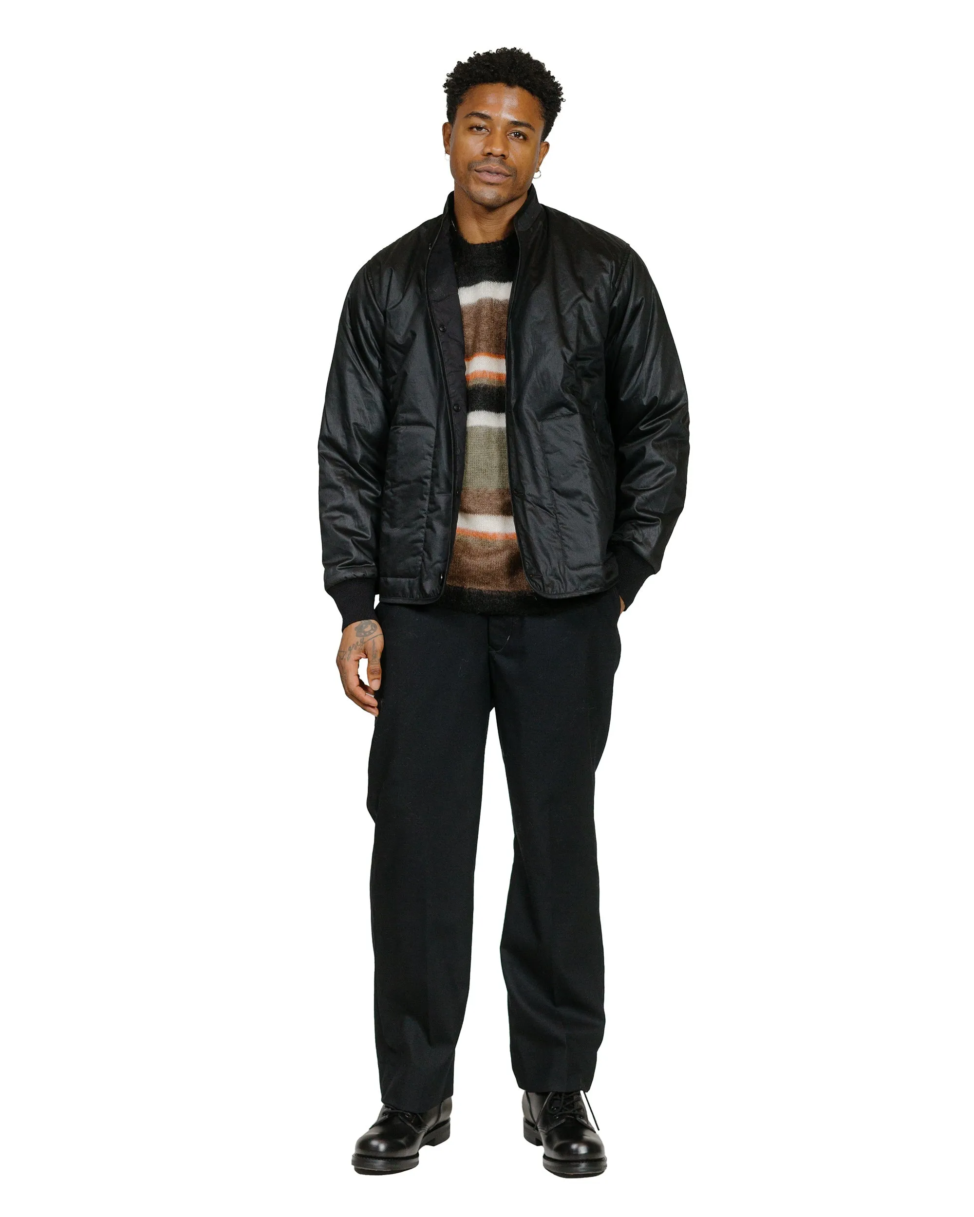 CASEY CASEY Stripe Mohsil Jumper Mosil Khaki sold by Lost & Found product image thumbnail 4