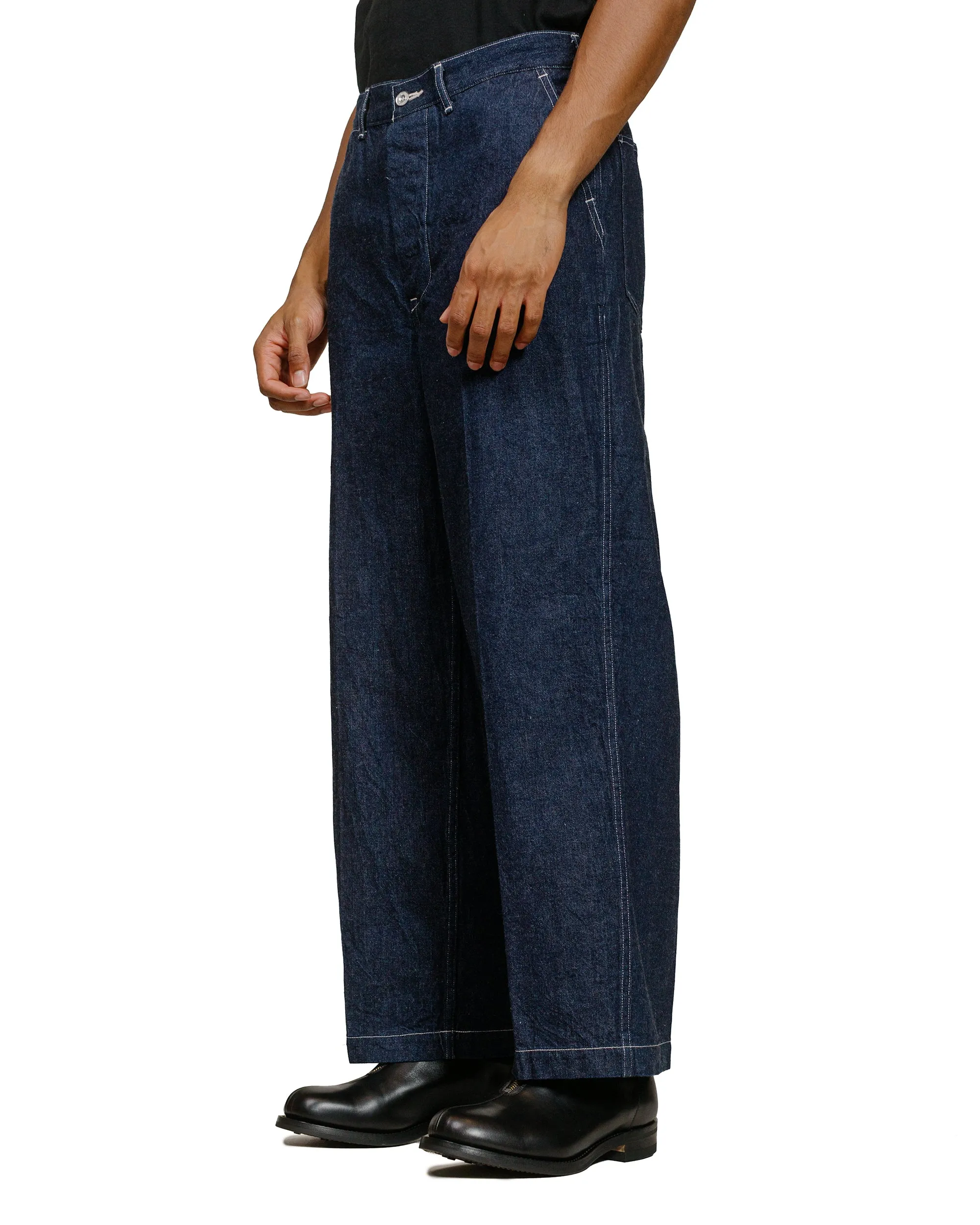 Phigvel Mil Denim Trousers Indigo sold by Lost & Found product image thumbnail 2