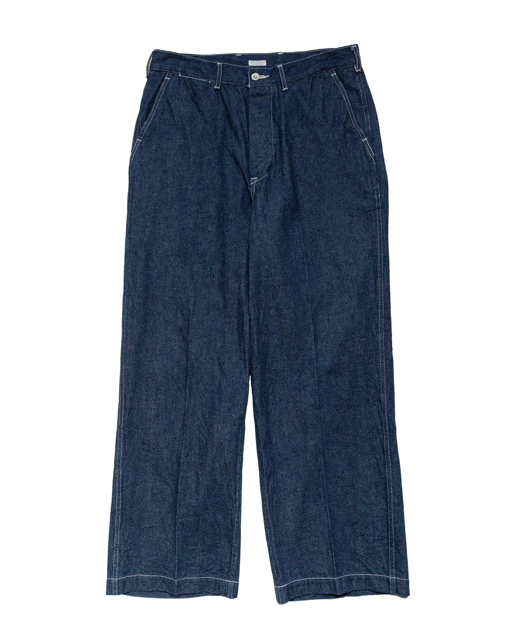 Phigvel Mil Denim Trousers Indigo sold by Lost & Found