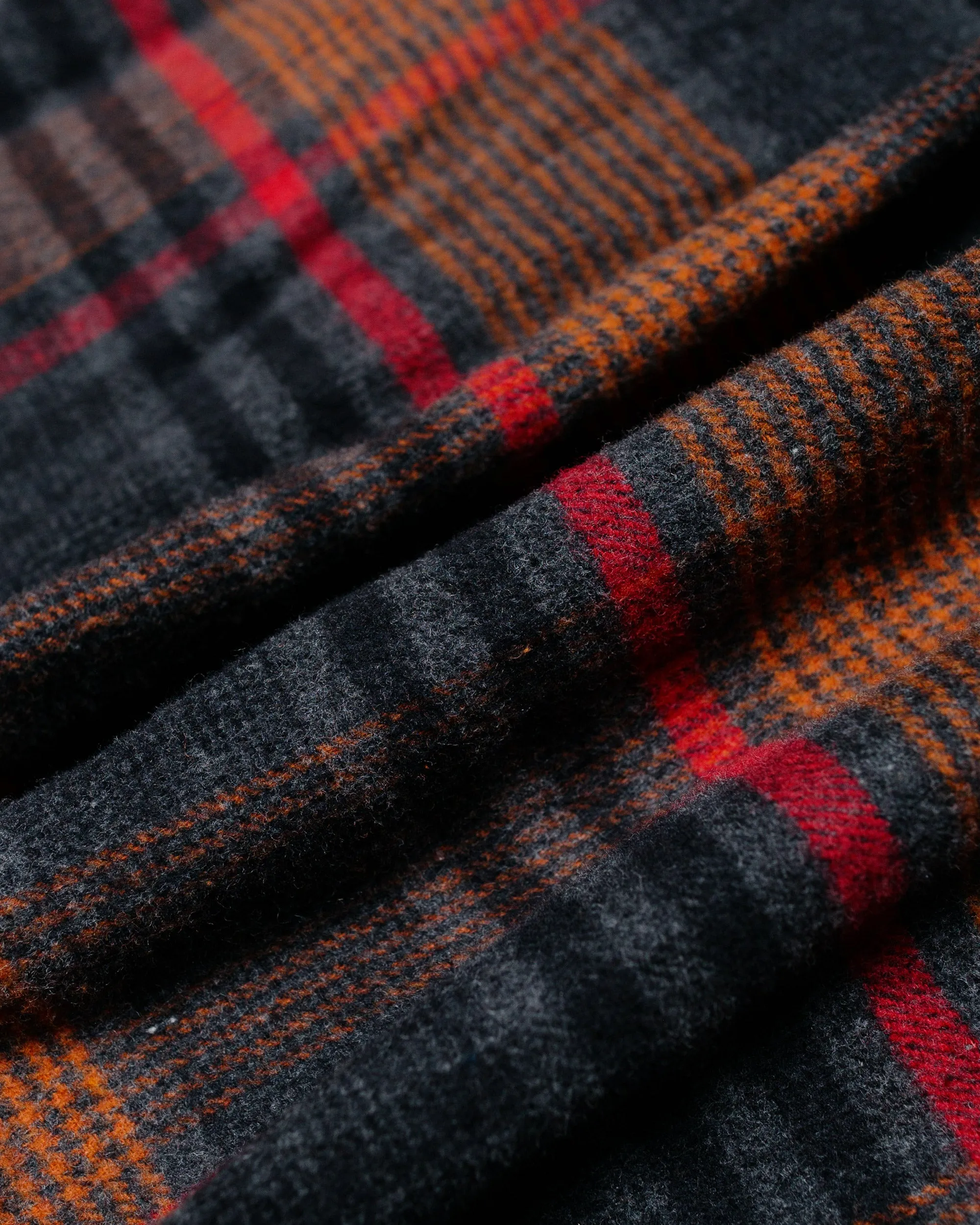 Engineered Garments Work Shirt Orange/Red Cotton Plaid Flannel sold by Lost & Found product image thumbnail 5