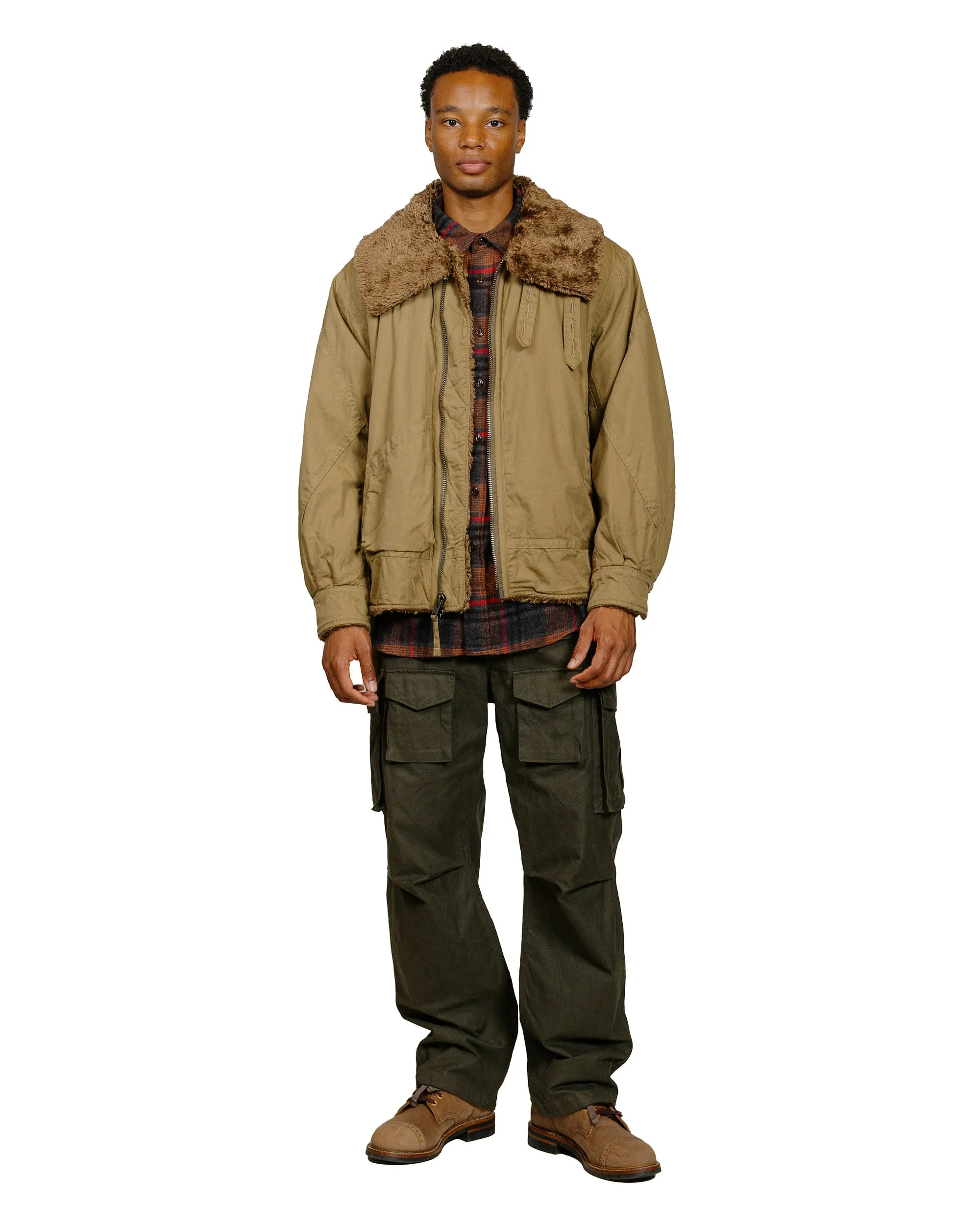 Engineered Garments Work Shirt Orange/Red Cotton Plaid Flannel sold by Lost & Found product image thumbnail 4
