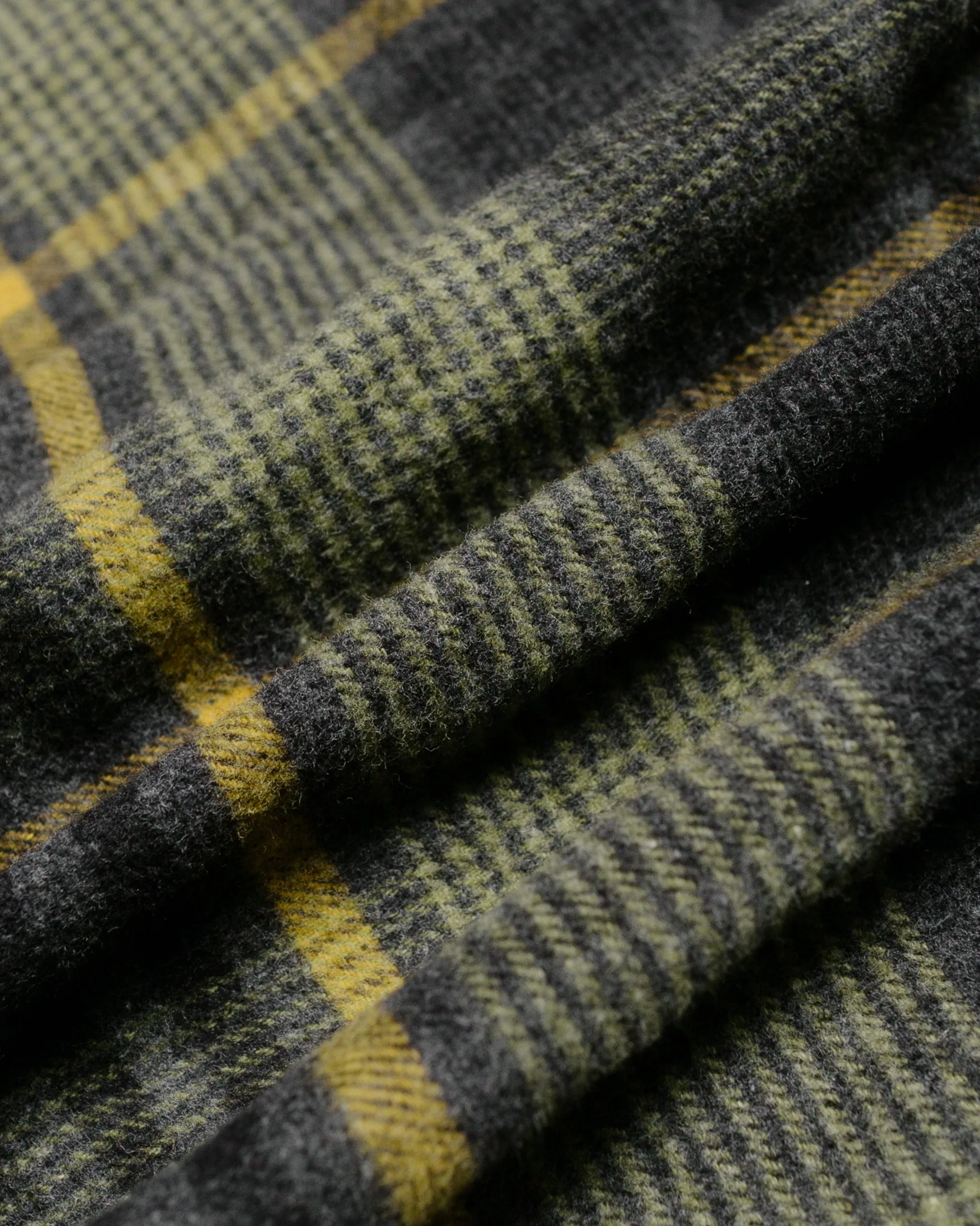 Engineered Garments Work Shirt Yellow/Gray Cotton Plaid Flannel sold by Lost & Found product image thumbnail 5