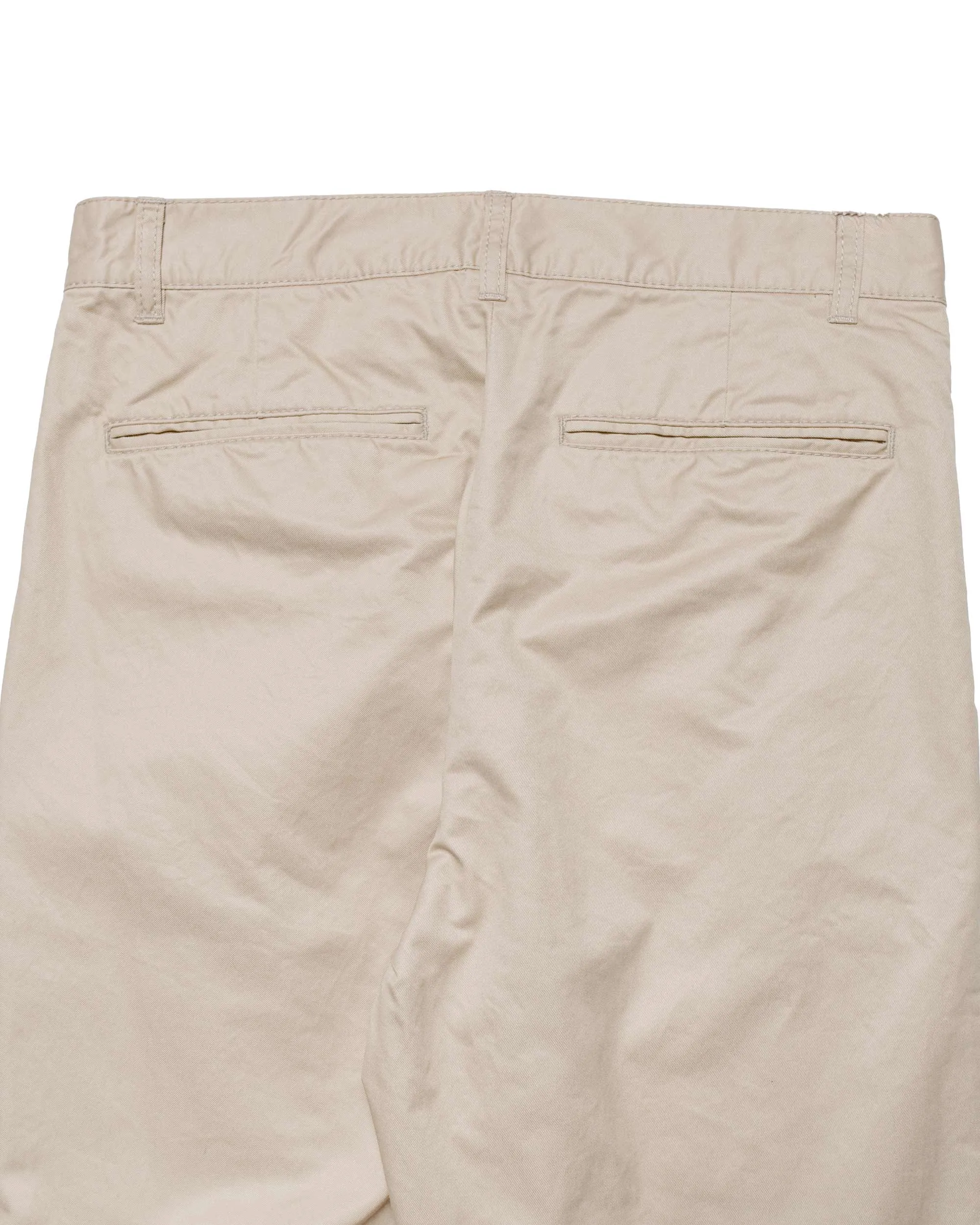 Beams Plus 1Pleat 80/3 Twill Beige sold by Lost & Found product image thumbnail 5