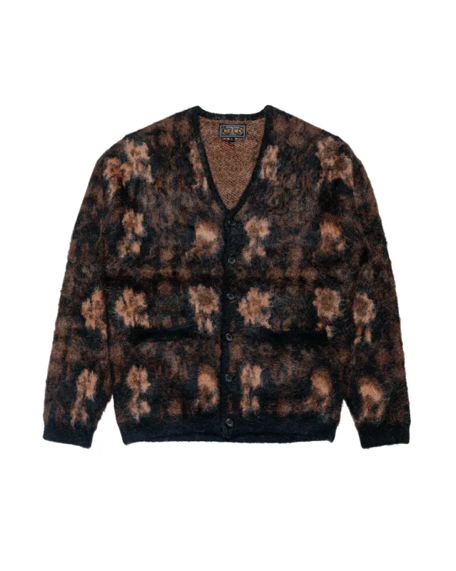 Beams Plus Cardigan Botanical Black made by BEAMS PLUS