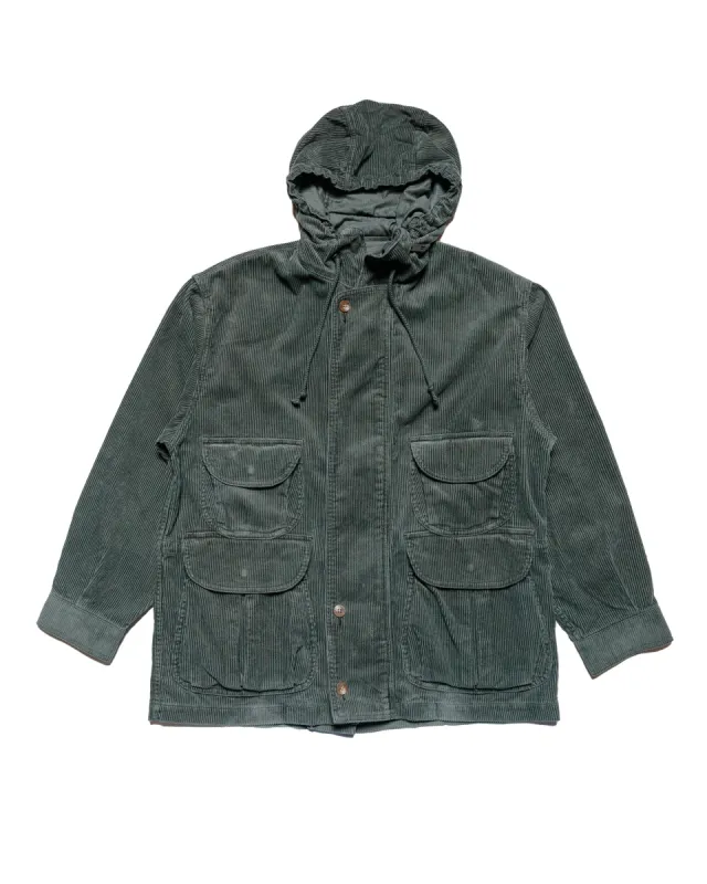 Beams Plus Field Coat Corduroy Moss sold by Lost & Found