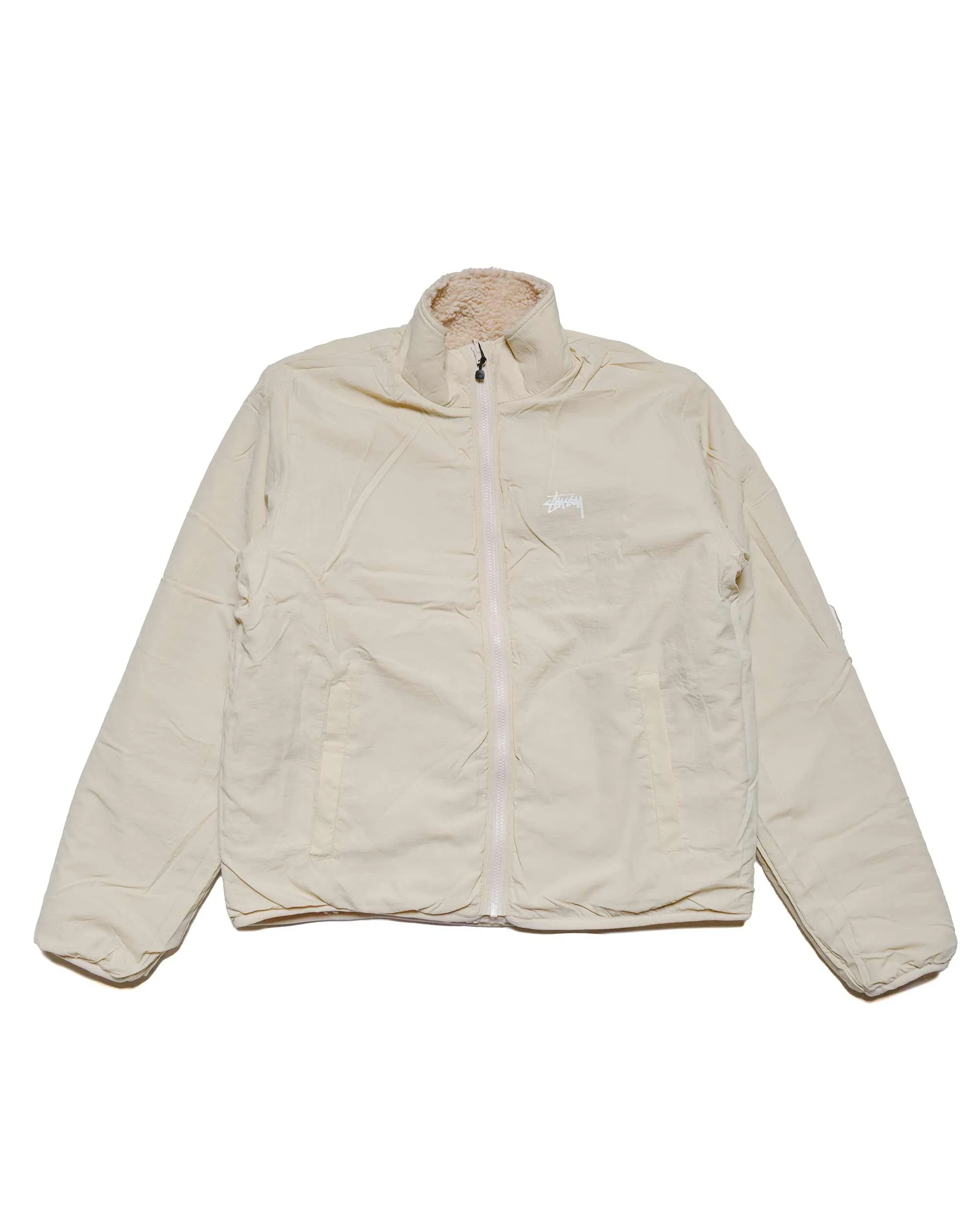 Stüssy Sherpa Reversible Jacket Natural sold by Lost & Found product image thumbnail 2
