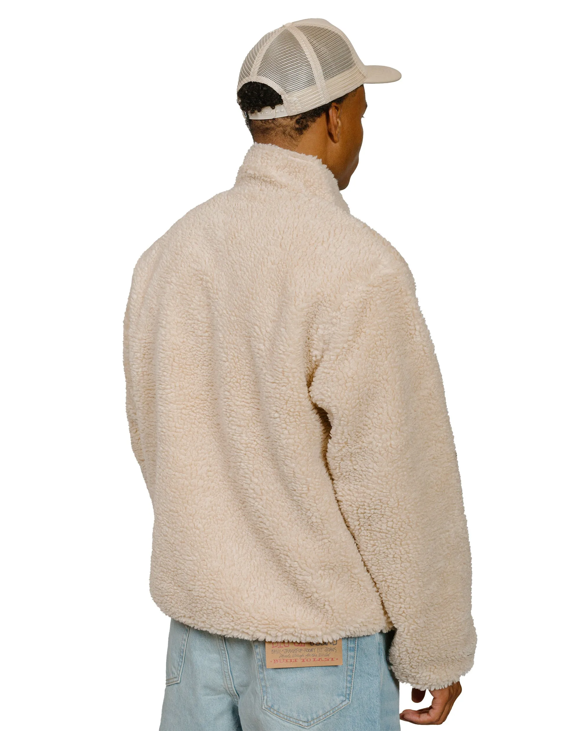 Stüssy Sherpa Reversible Jacket Natural sold by Lost & Found product image thumbnail 4