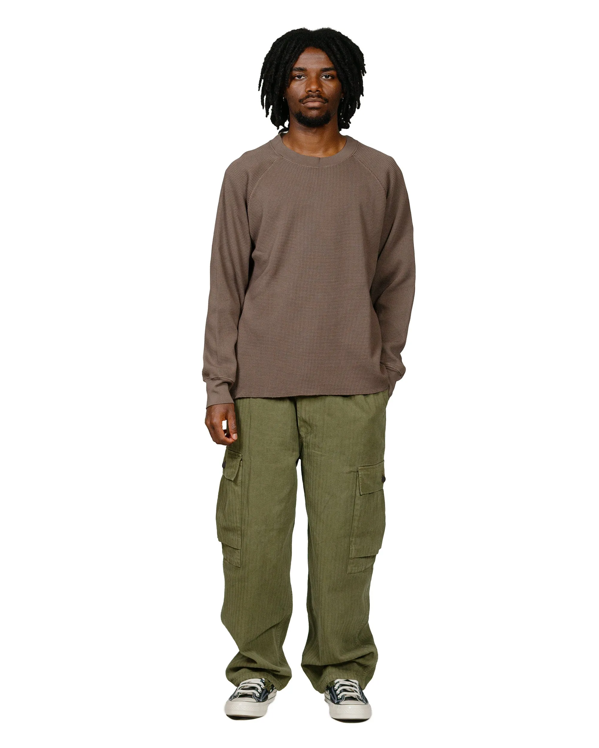 Lady White Co. Raglan Thermal Deep Cement sold by Lost & Found product image thumbnail 4