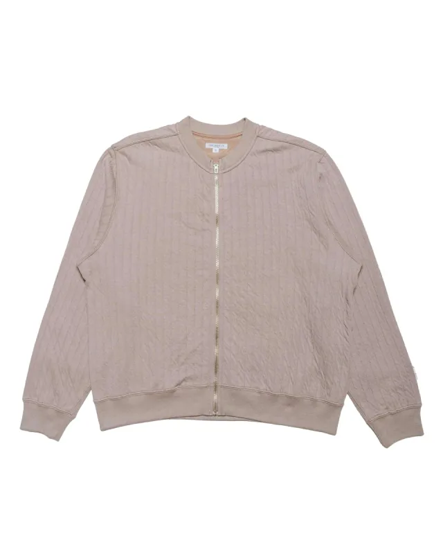 Lady White Co. Quilted Zip Up Pale Purple sold by Lost & Found