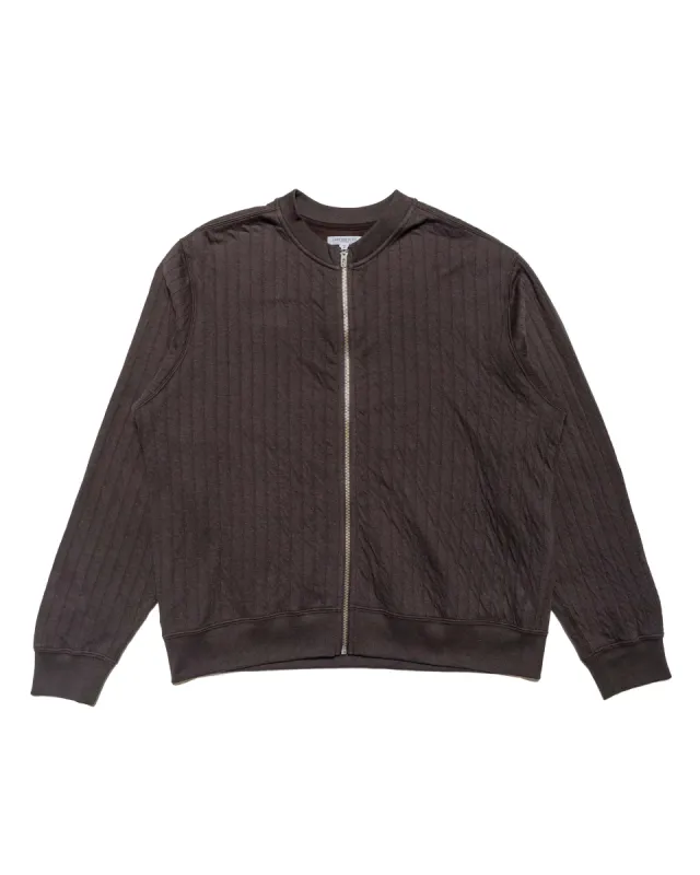 Lady White Co. Quilted Zip Up Tire Black sold by Lost & Found