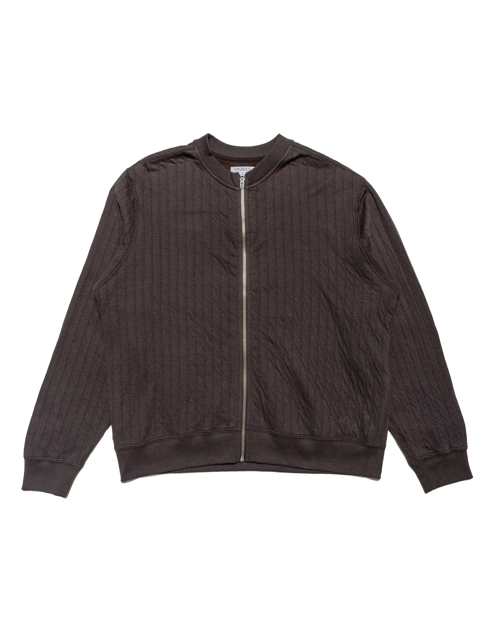 Lady White Co. Quilted Zip Up Tire Black sold by Lost & Found